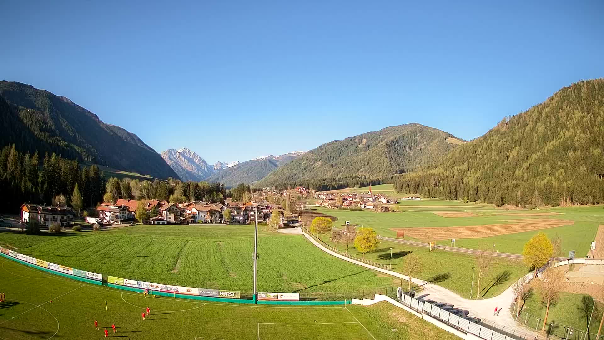 Webcam Niederrasen / Kronplatz – Vista en directo desde el Valle de Anterselva
