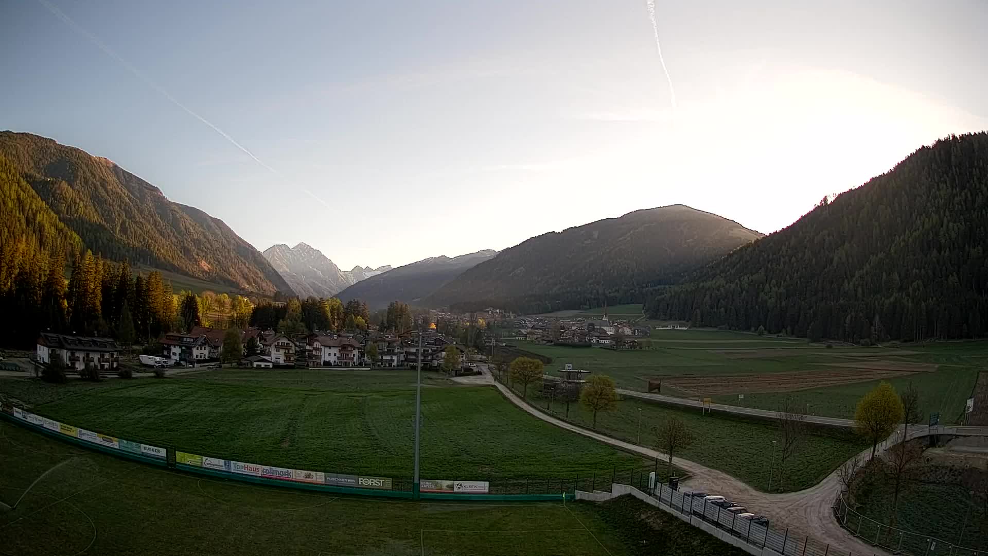 Webcam Niederrasen / Kronplatz – Vista en directo desde el Valle de Anterselva