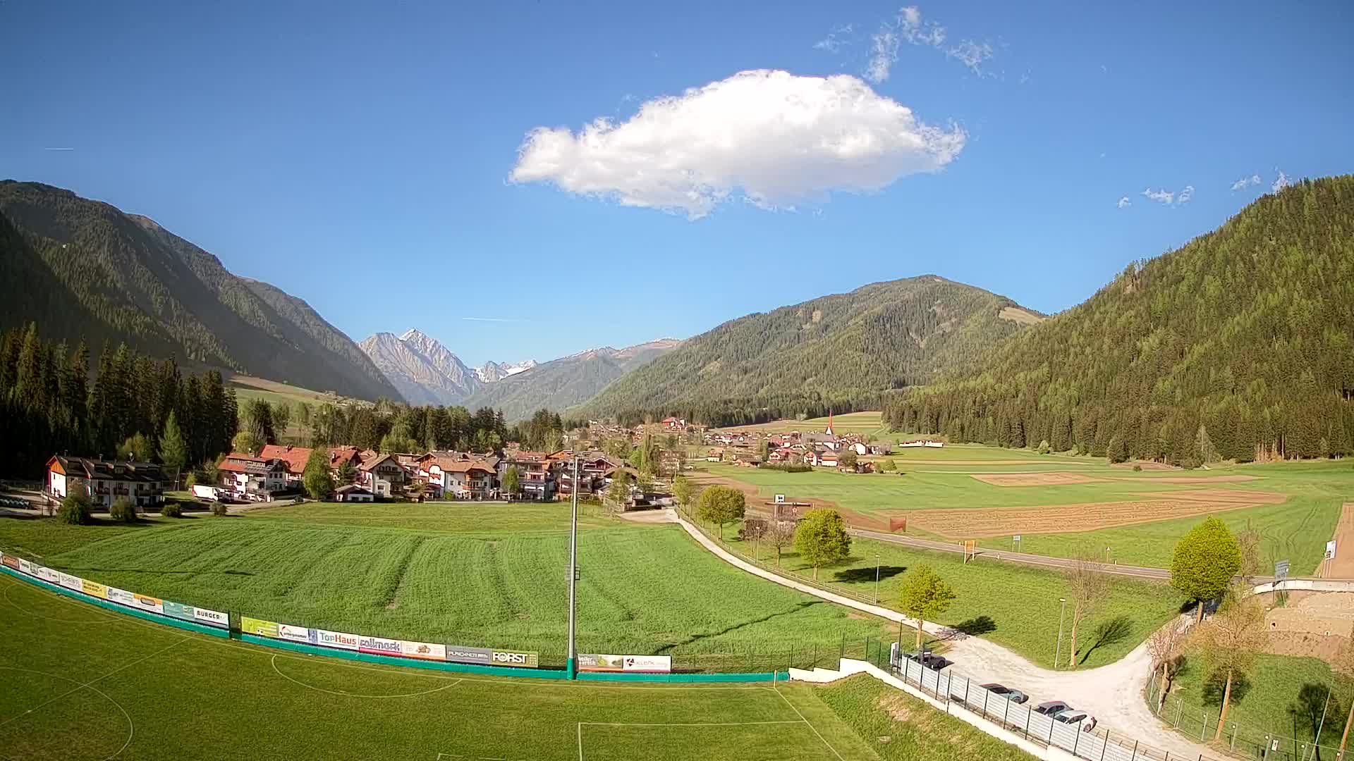 Webcam Rasun di Sotto / Plan de Corones – Vista live dalla Val Anterselva