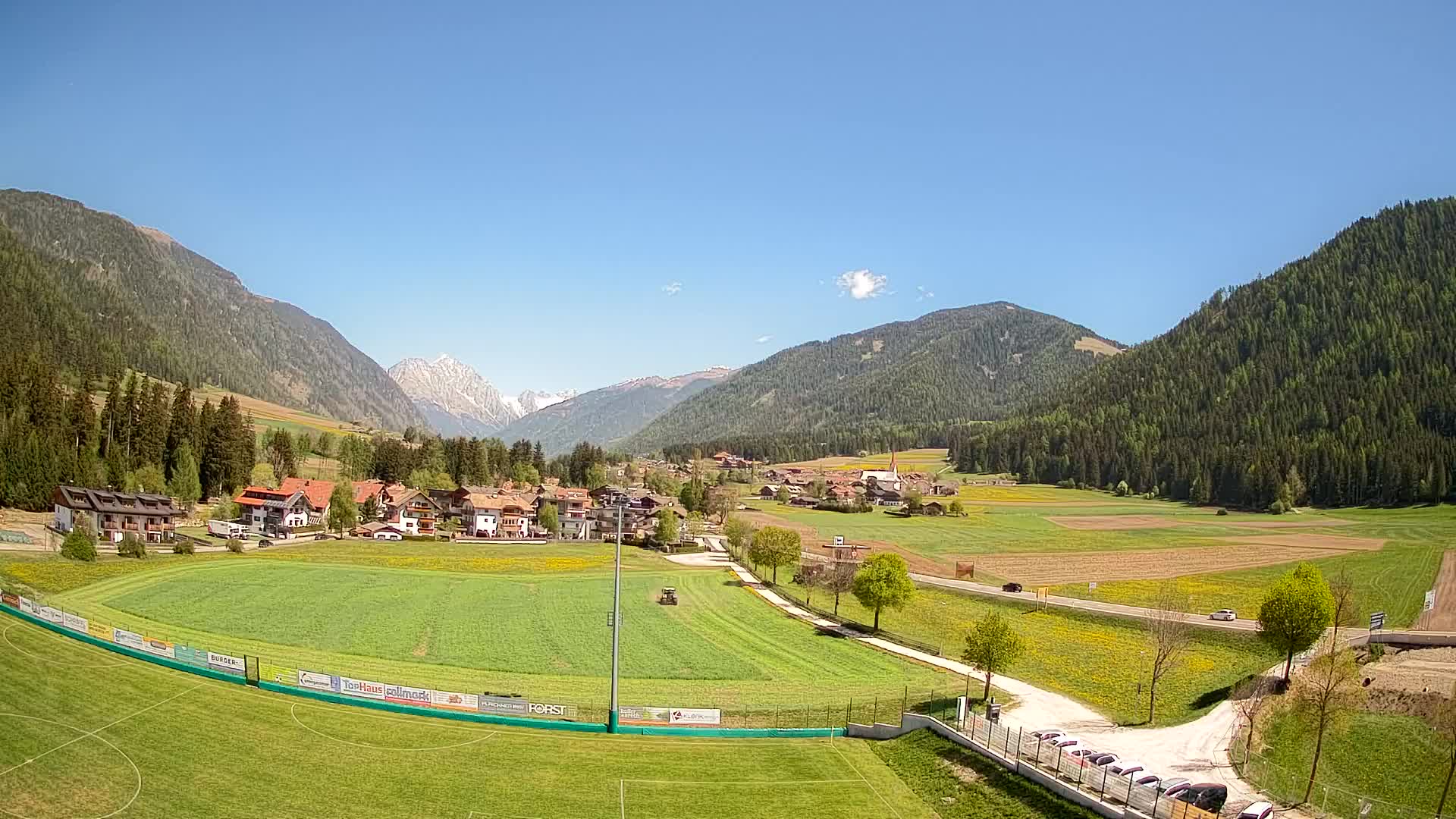Webcam Niederrasen / Kronplatz – Vista en directo desde el Valle de Anterselva