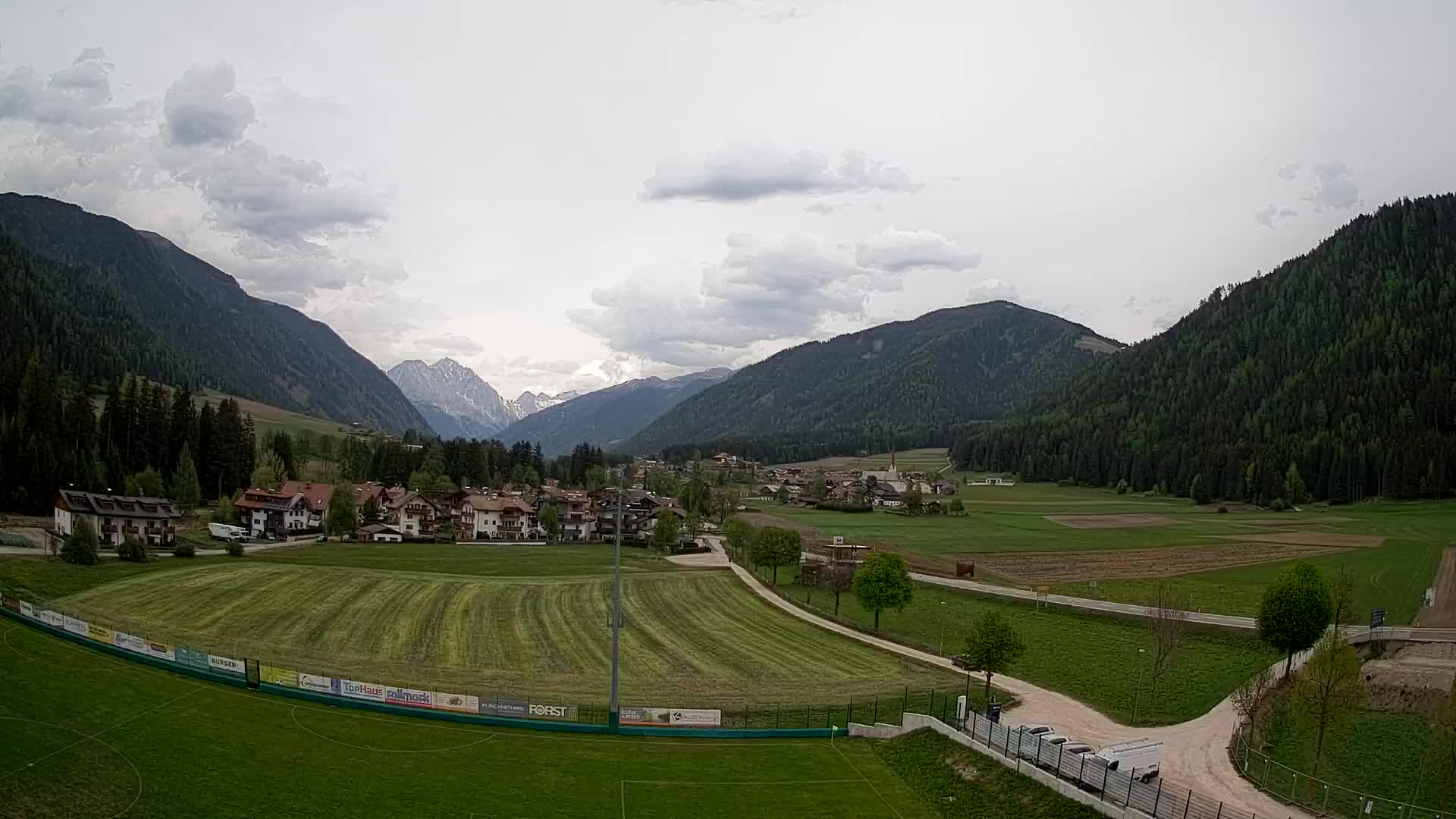 Webcam Niederrasen / Kronplatz – Vista en directo desde el Valle de Anterselva