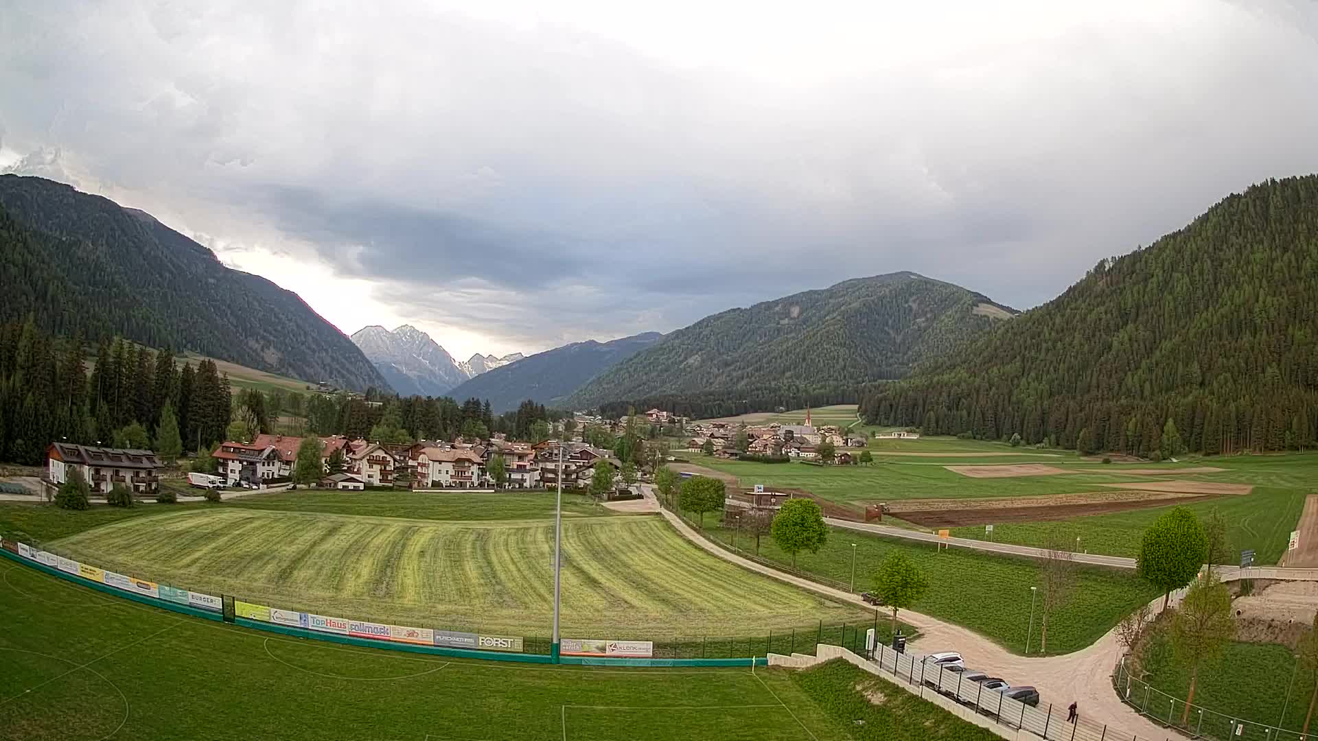 Webcam Niederrasen / Kronplatz – Vista en directo desde el Valle de Anterselva