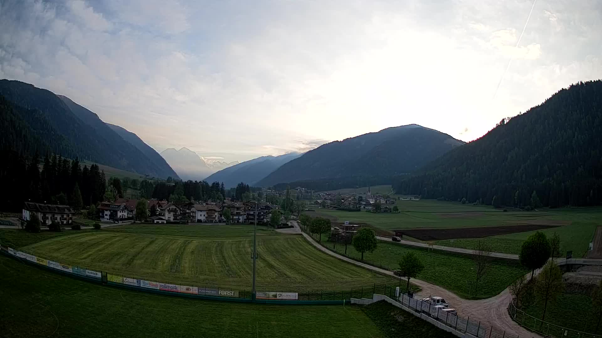 Webcam Niederrasen / Kronplatz – Vista en directo desde el Valle de Anterselva