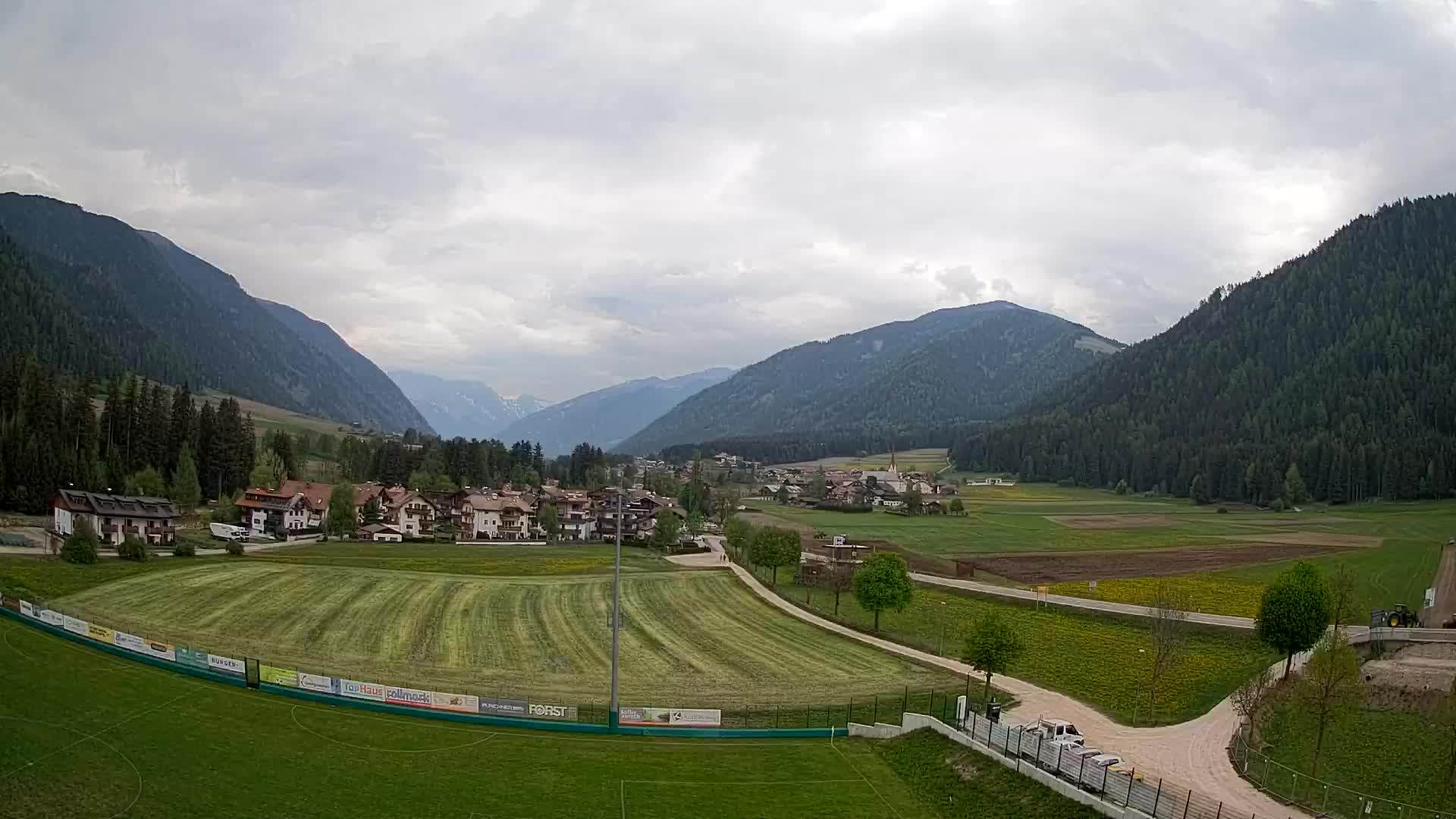 Webcam Niederrasen / Kronplatz – Vista en directo desde el Valle de Anterselva