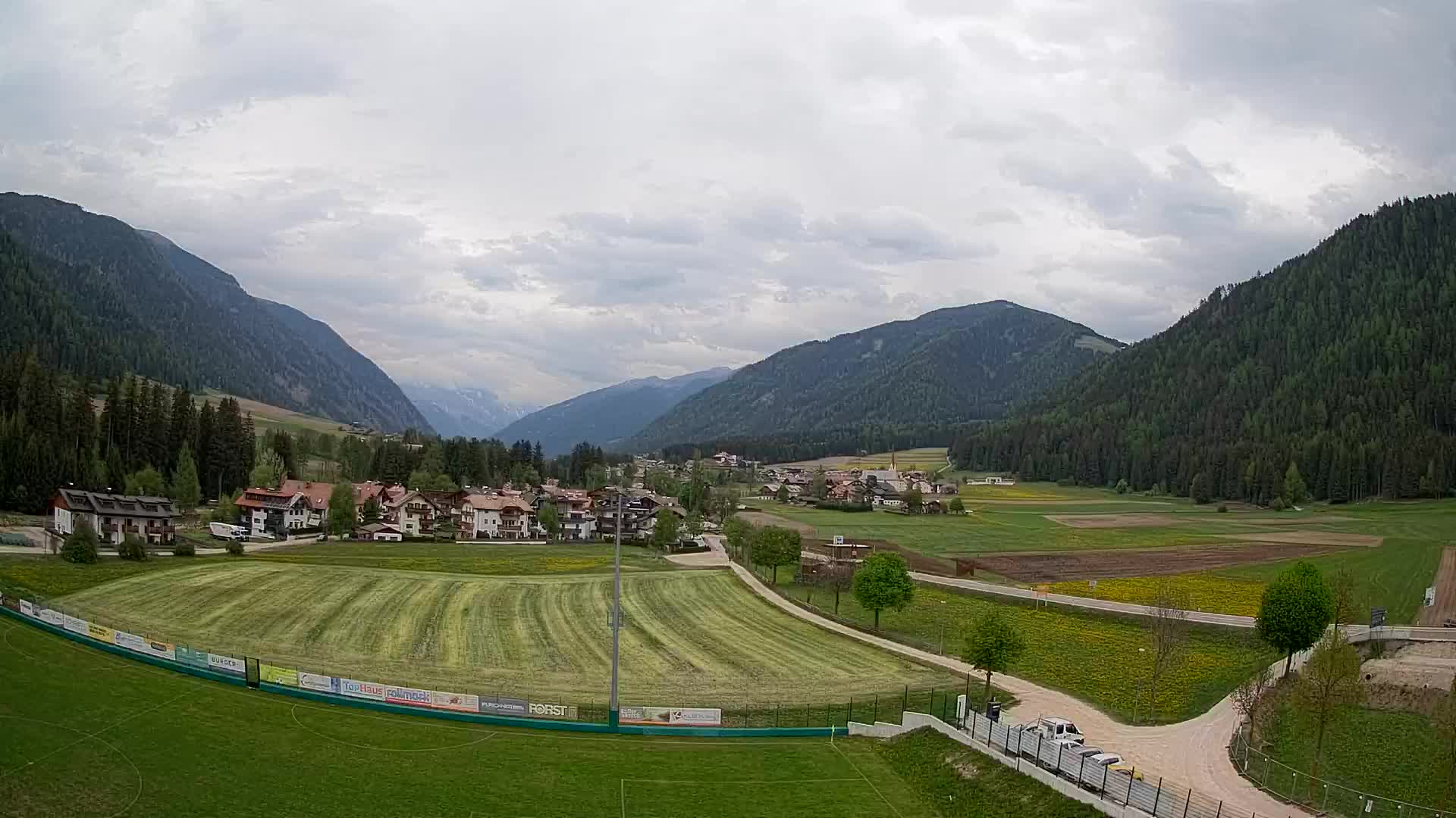 Webcam Niederrasen / Kronplatz – Vista en directo desde el Valle de Anterselva