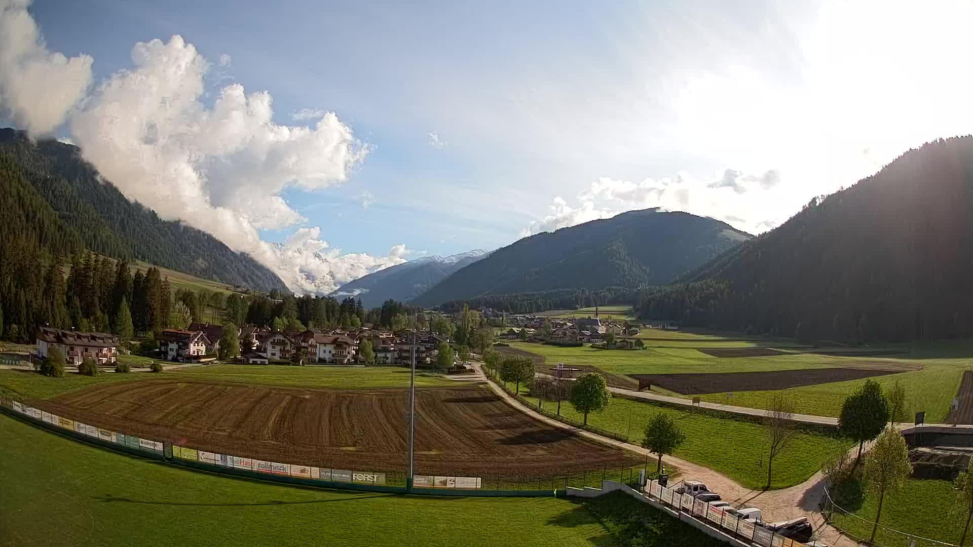 Webcam Niederrasen / Kronplatz – Vista en directo desde el Valle de Anterselva
