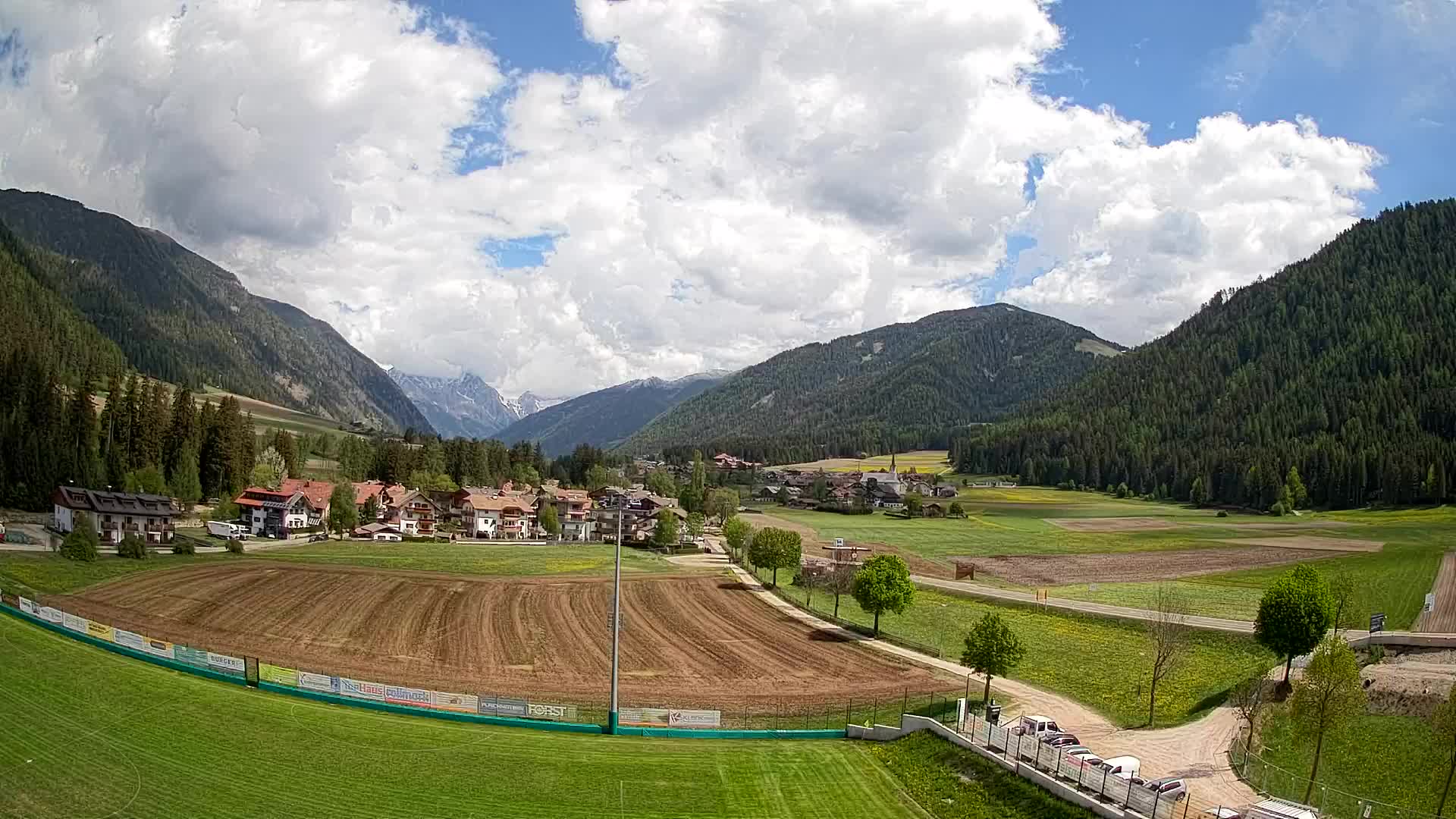 Webcam Niederrasen / Kronplatz – Vista en directo desde el Valle de Anterselva