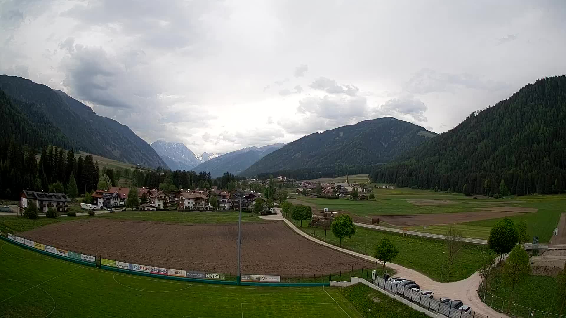 Webcam Niederrasen / Kronplatz – Vista en directo desde el Valle de Anterselva