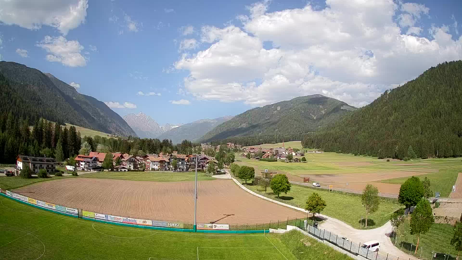 Webcam Niederrasen / Kronplatz – Vista en directo desde el Valle de Anterselva