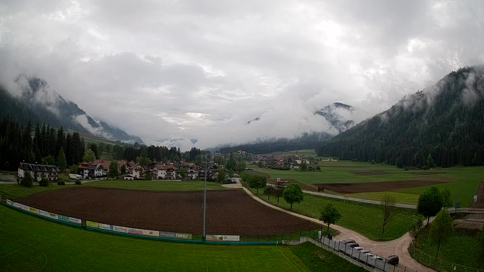 Webcam Niederrasen / Kronplatz – Vista en directo desde el Valle de Anterselva