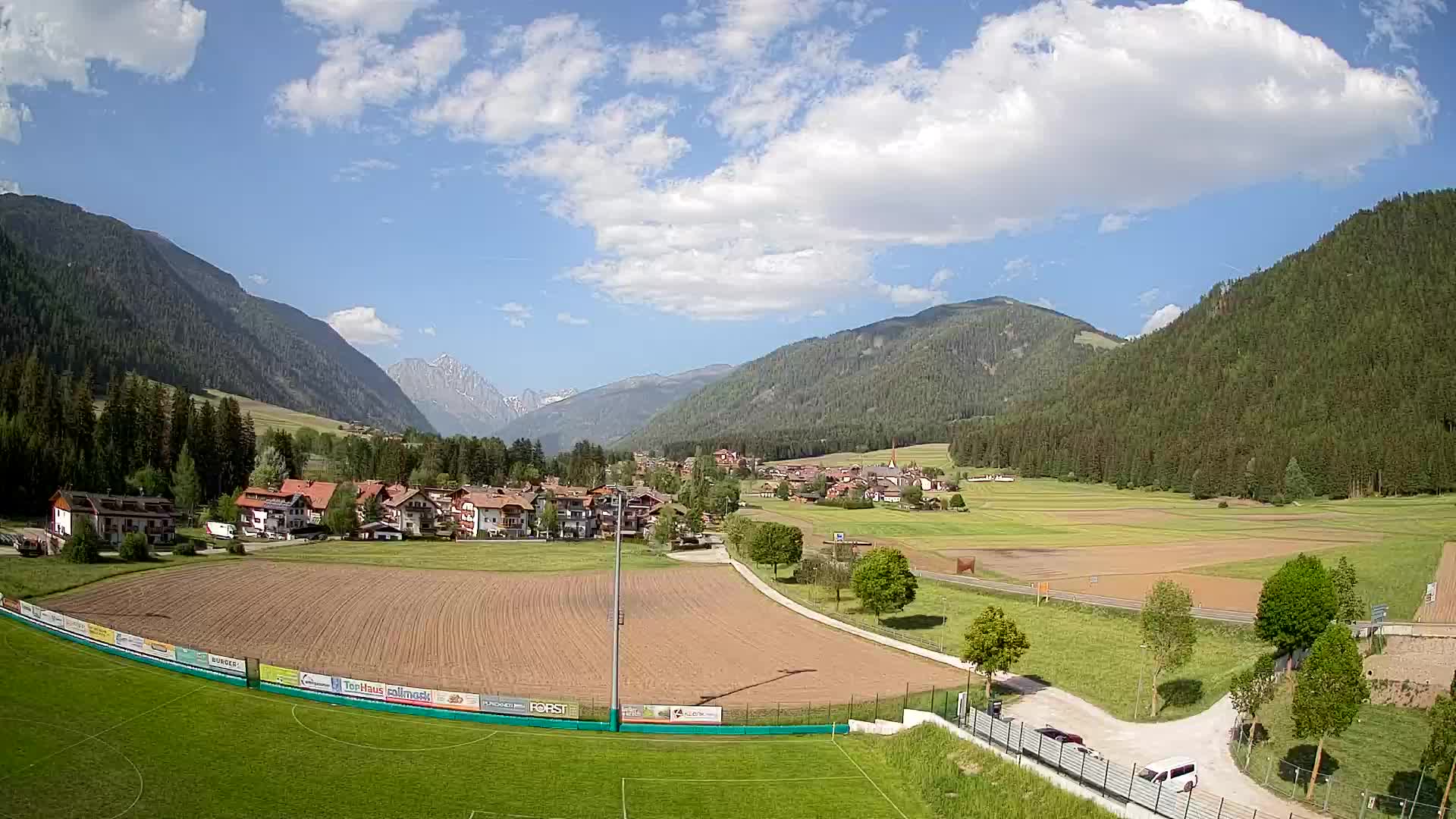 Webcam Niederrasen / Kronplatz – Vista en directo desde el Valle de Anterselva