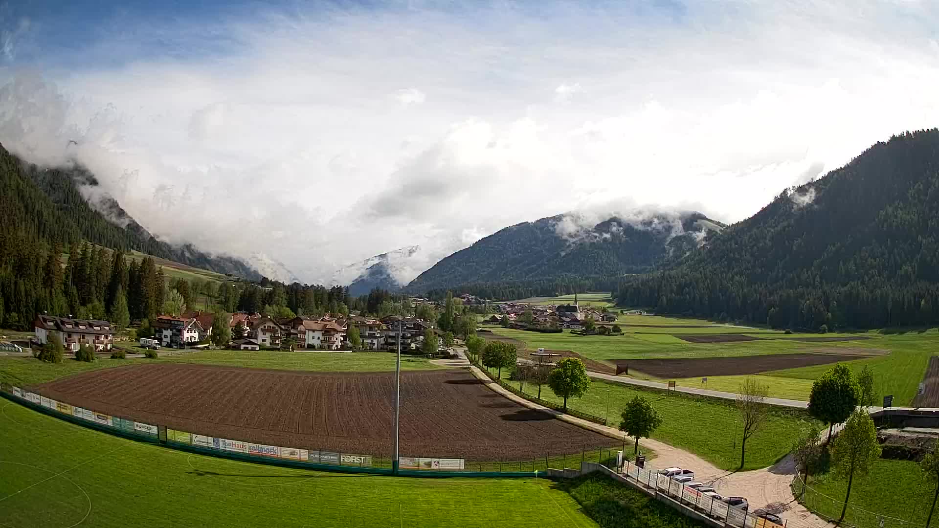 Webcam Rasun di Sotto / Plan de Corones – Vista live dalla Val Anterselva