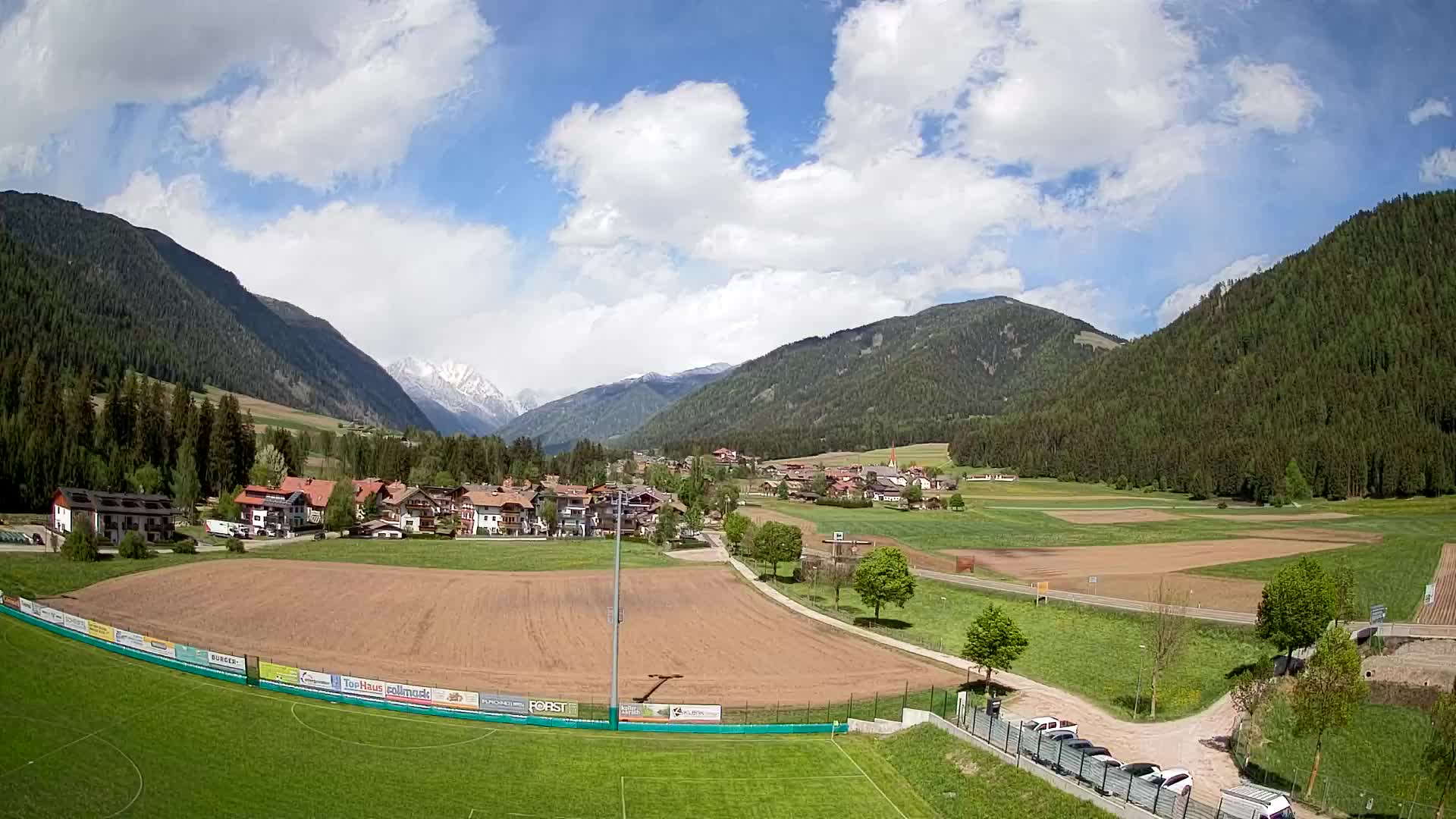 Webcam Niederrasen / Kronplatz – Vista en directo desde el Valle de Anterselva