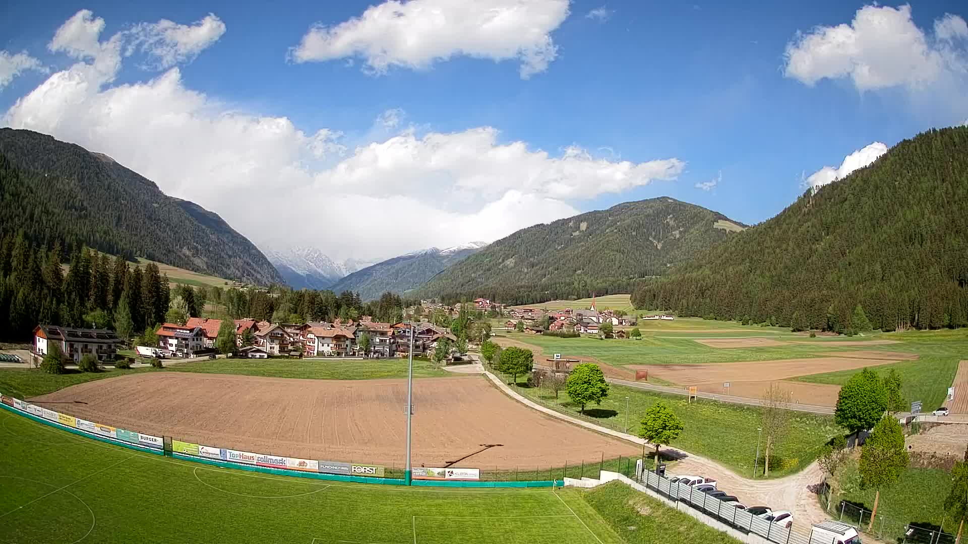 Webcam Niederrasen / Kronplatz – Vista en directo desde el Valle de Anterselva