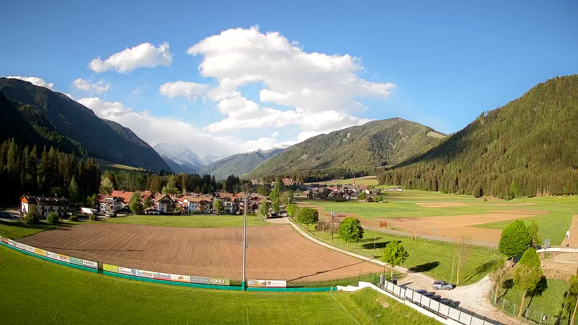 Webcam Niederrasen / Kronplatz – Vista en directo desde el Valle de Anterselva
