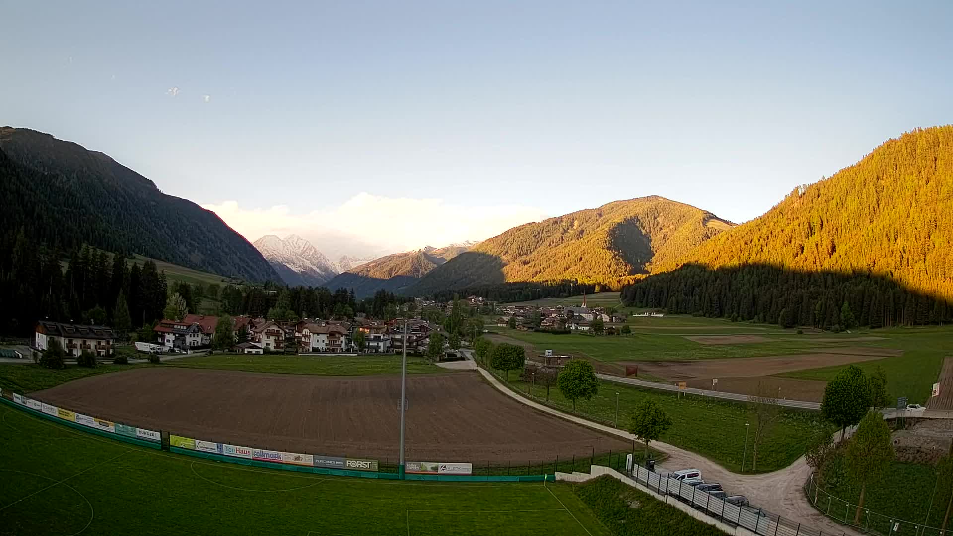 Webcam Niederrasen / Kronplatz – Vista en directo desde el Valle de Anterselva