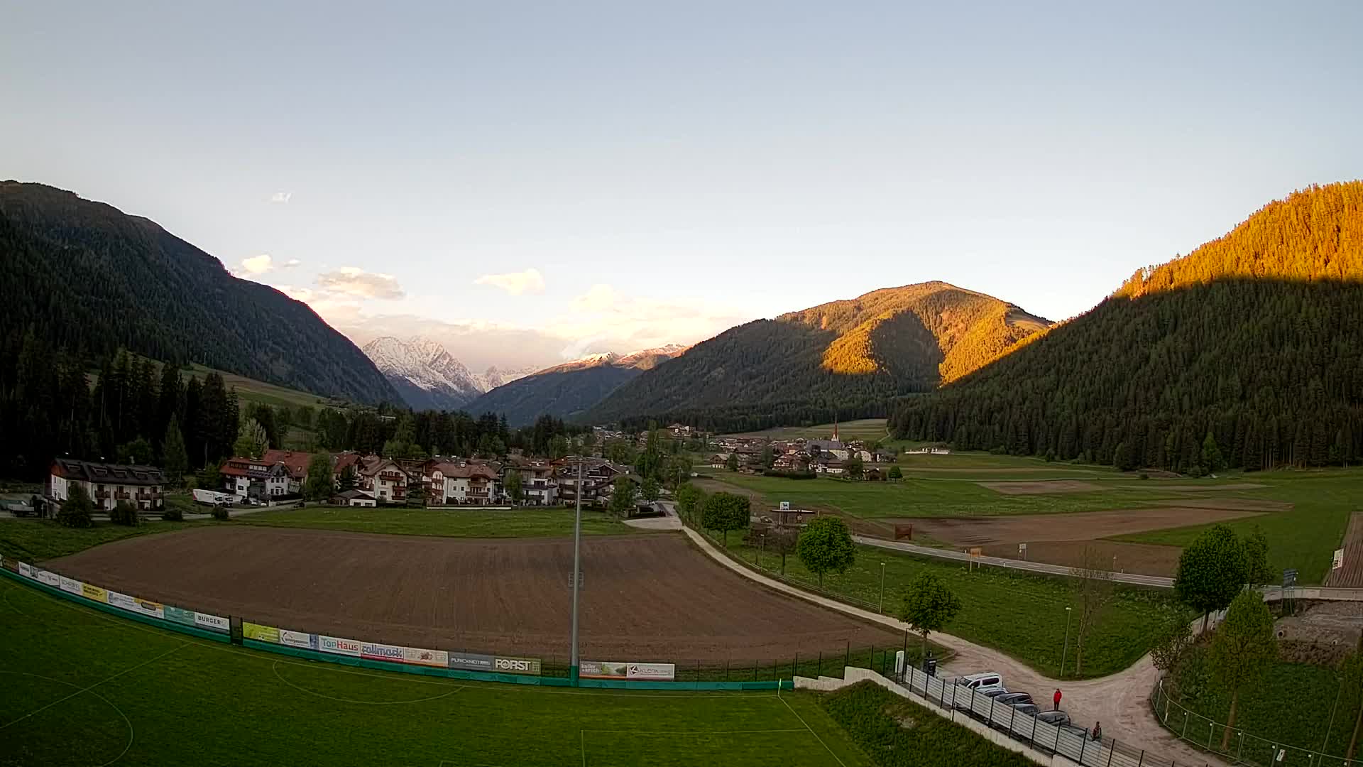 Webcam Niederrasen / Kronplatz – Vista en directo desde el Valle de Anterselva