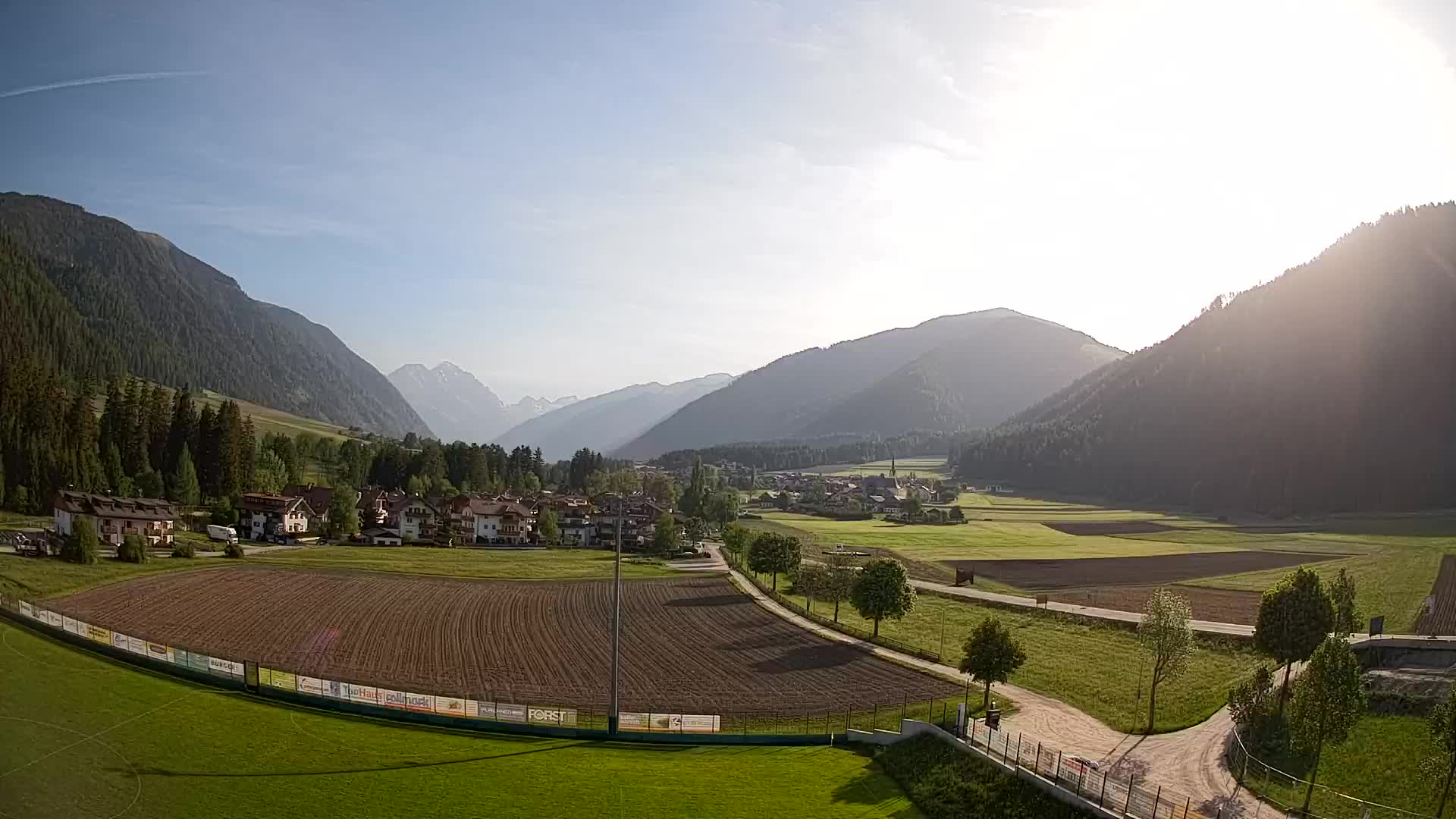 Webcam Niederrasen / Kronplatz – Vista en directo desde el Valle de Anterselva