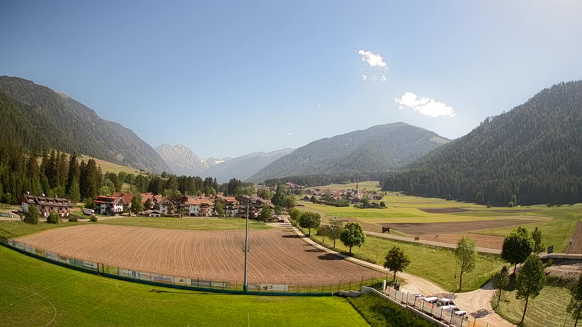 Webcam Rasun di Sotto / Plan de Corones – Vista live dalla Val Anterselva