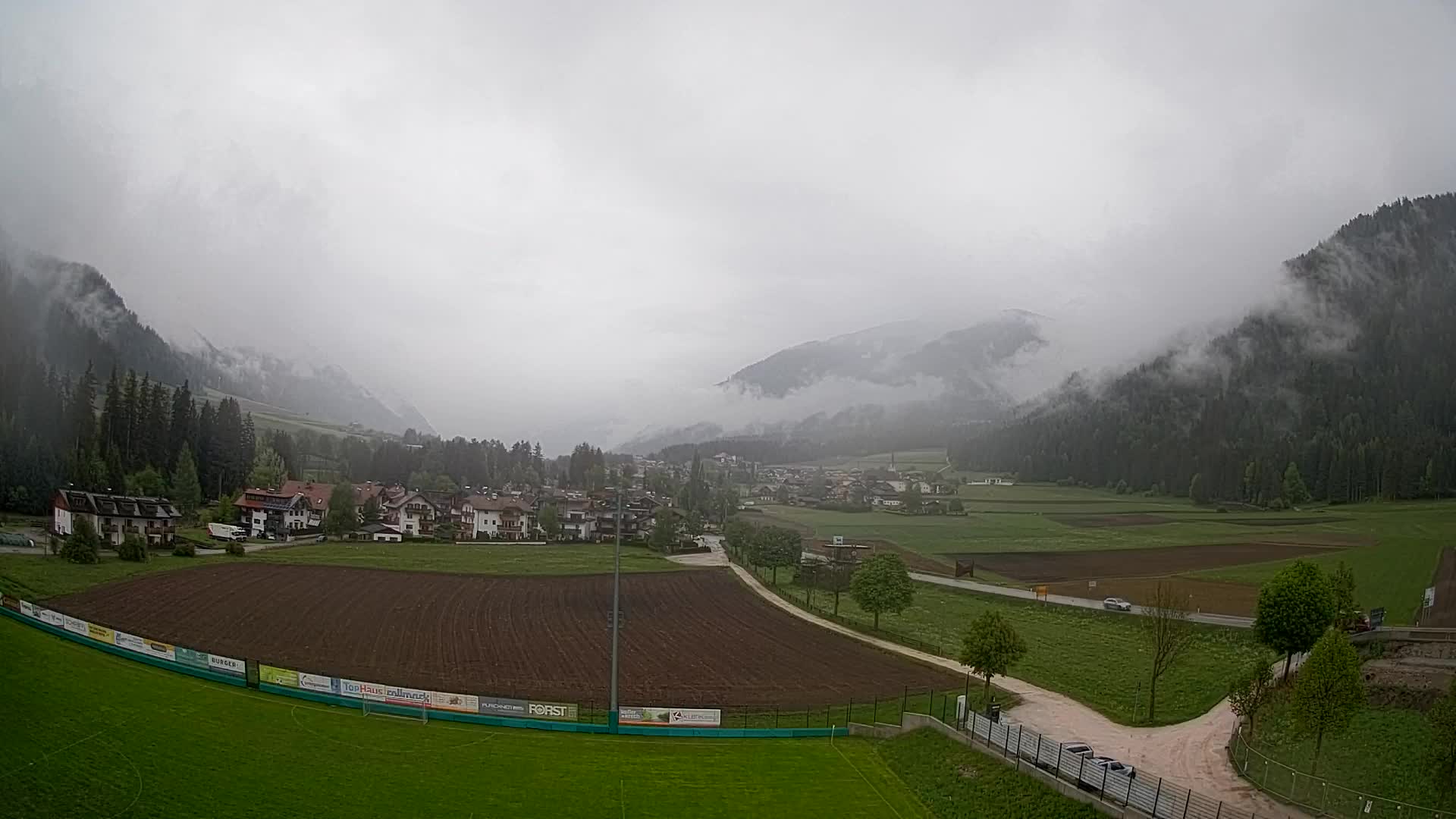 Webcam Niederrasen / Kronplatz – Vista en directo desde el Valle de Anterselva
