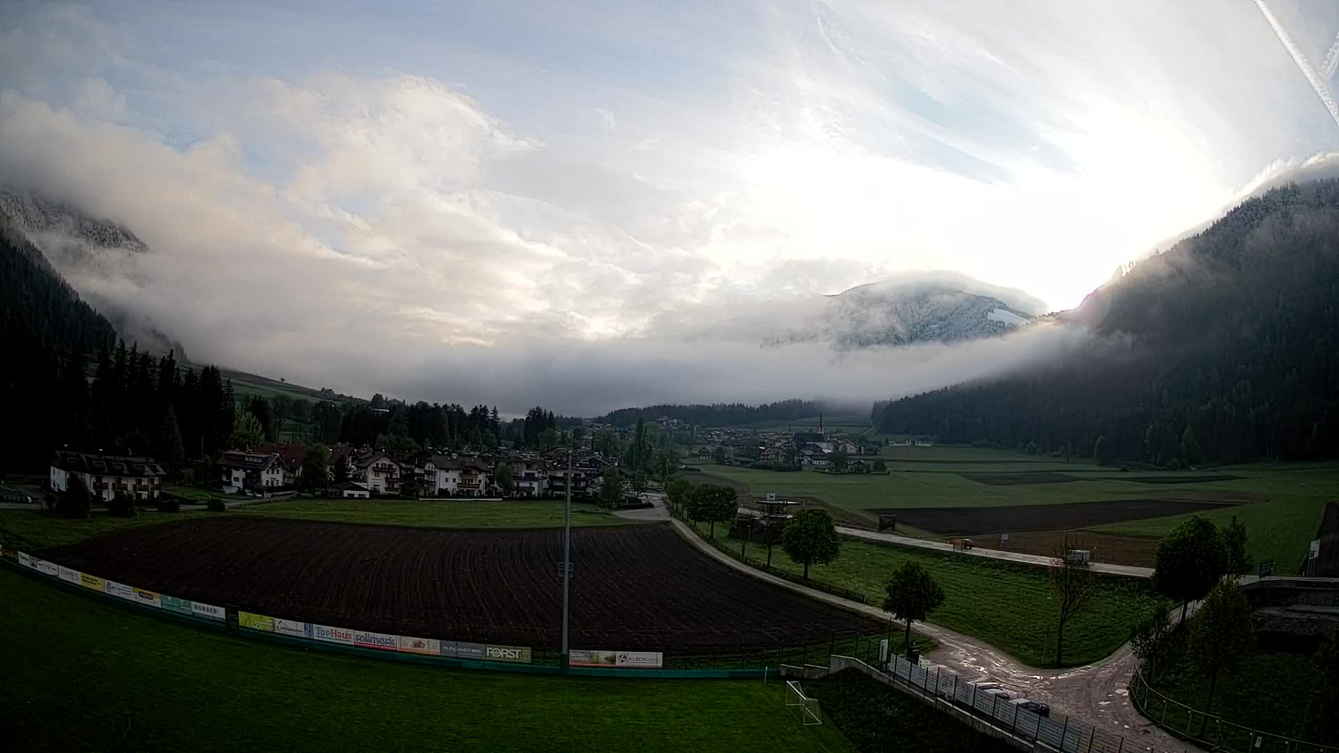 Webcam Niederrasen / Kronplatz – Vista en directo desde el Valle de Anterselva