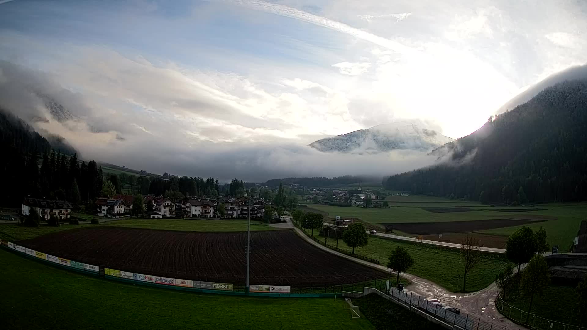 Webcam Niederrasen / Kronplatz – Vista en directo desde el Valle de Anterselva