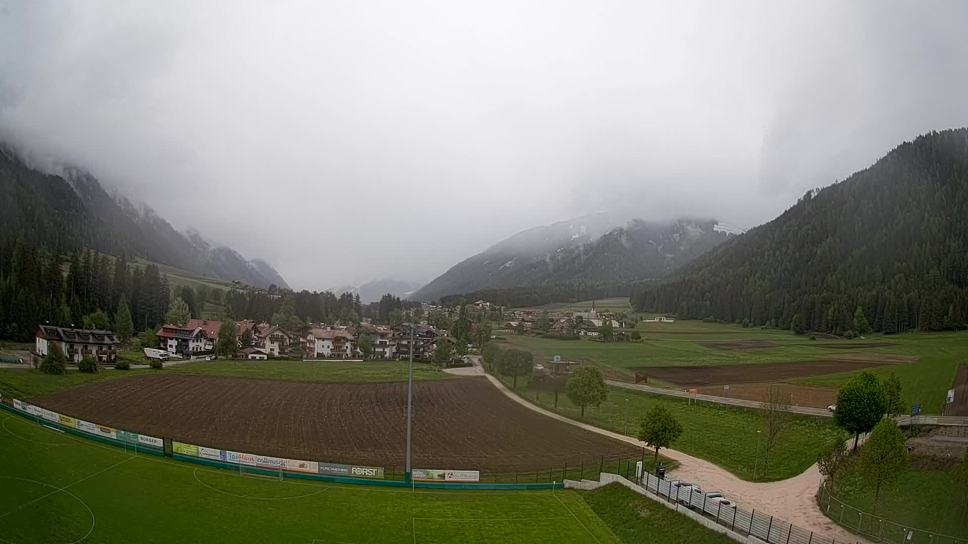 Webcam Niederrasen / Kronplatz – Vista en directo desde el Valle de Anterselva
