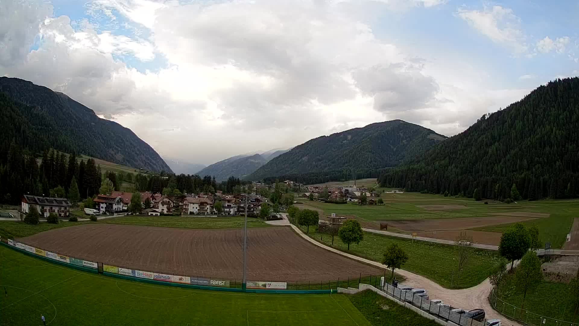 Webcam Niederrasen / Kronplatz – Vista en directo desde el Valle de Anterselva