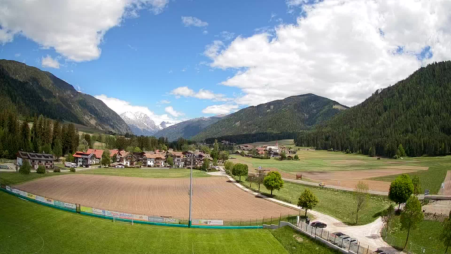 Webcam Niederrasen / Kronplatz – Vista en directo desde el Valle de Anterselva