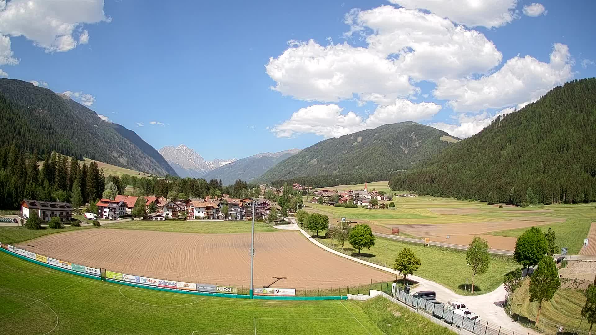 Webcam Niederrasen / Kronplatz – Vista en directo desde el Valle de Anterselva