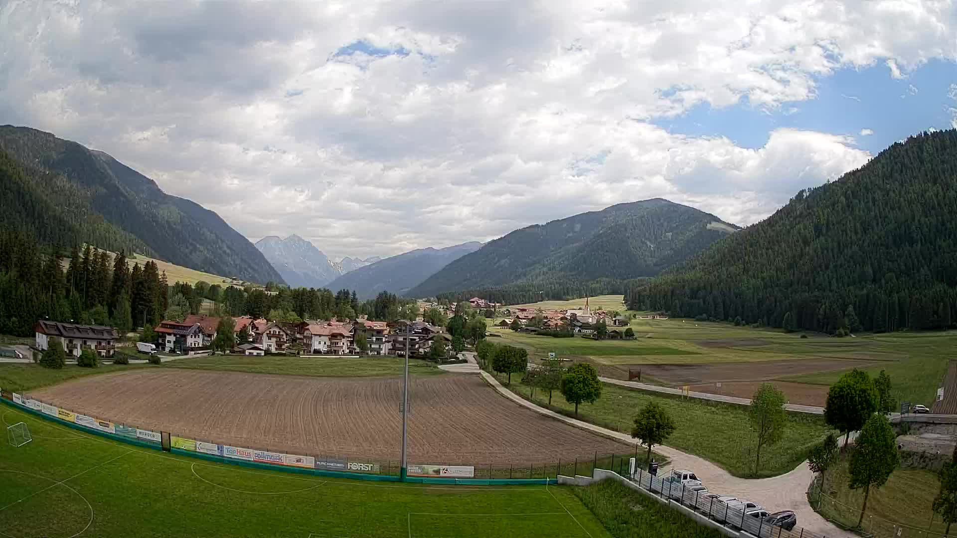 Webcam Rasun di Sotto / Plan de Corones – Vista live dalla Val Anterselva