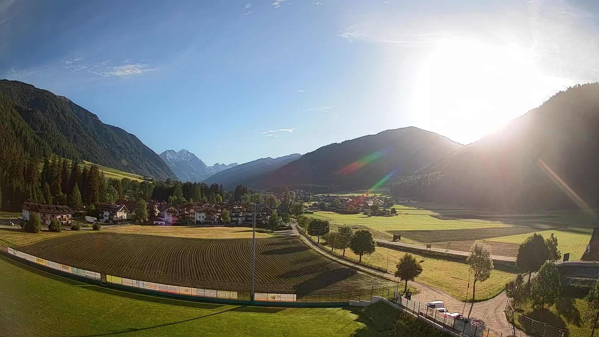 Webcam Niederrasen / Kronplatz – Vista en directo desde el Valle de Anterselva