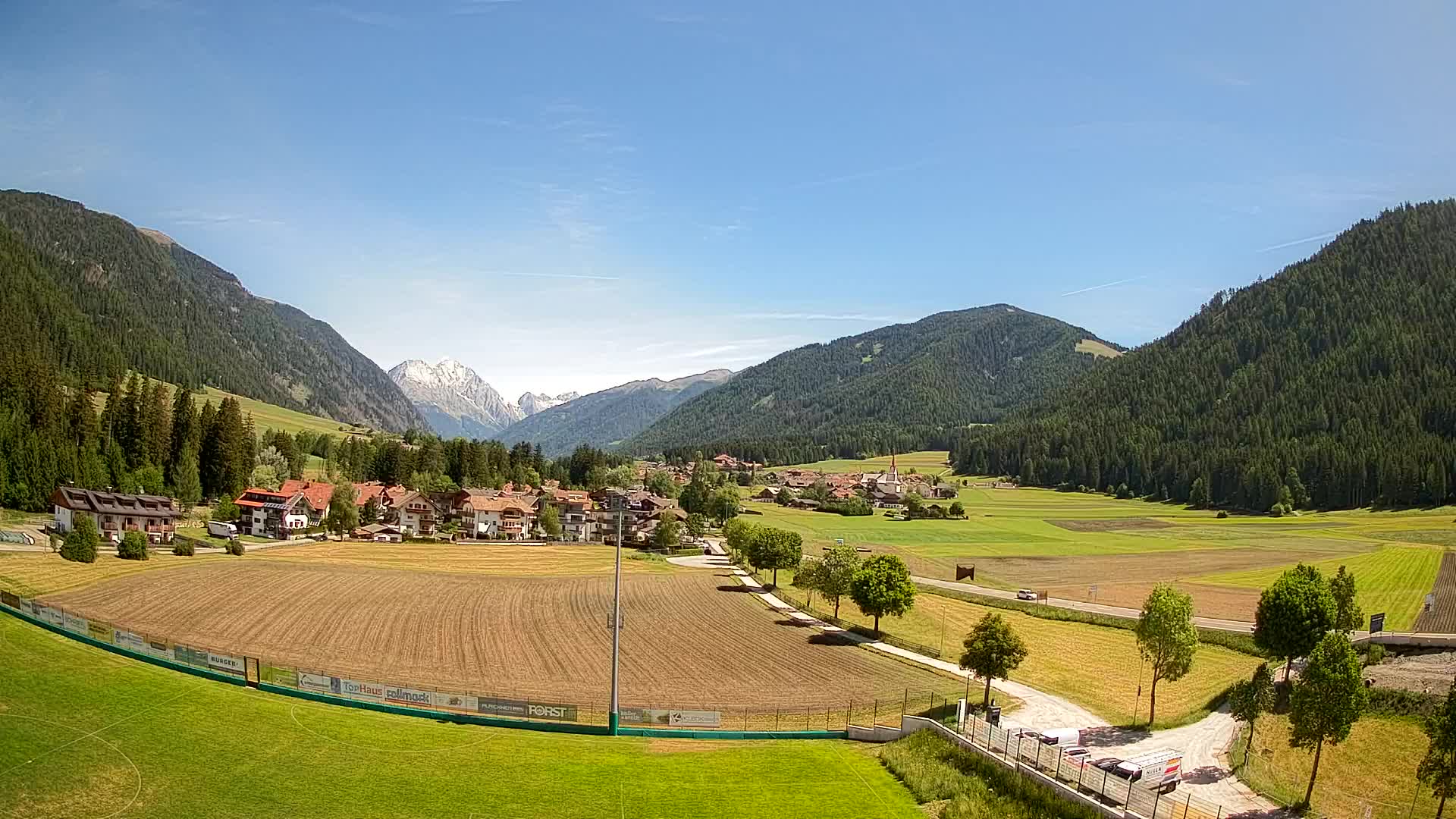 Webcam Rasun di Sotto / Plan de Corones – Vista live dalla Val Anterselva