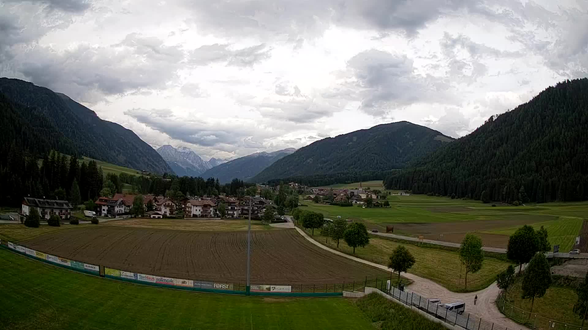 Webcam Niederrasen / Kronplatz – Vista en directo desde el Valle de Anterselva
