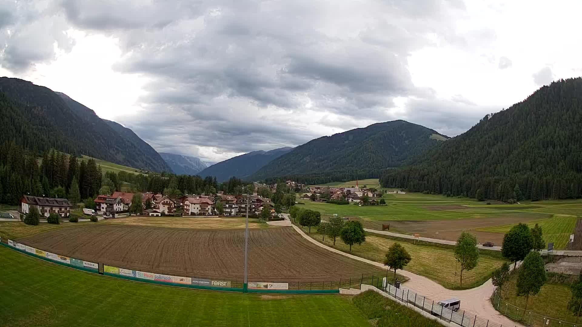 Webcam Niederrasen / Kronplatz – Vista en directo desde el Valle de Anterselva