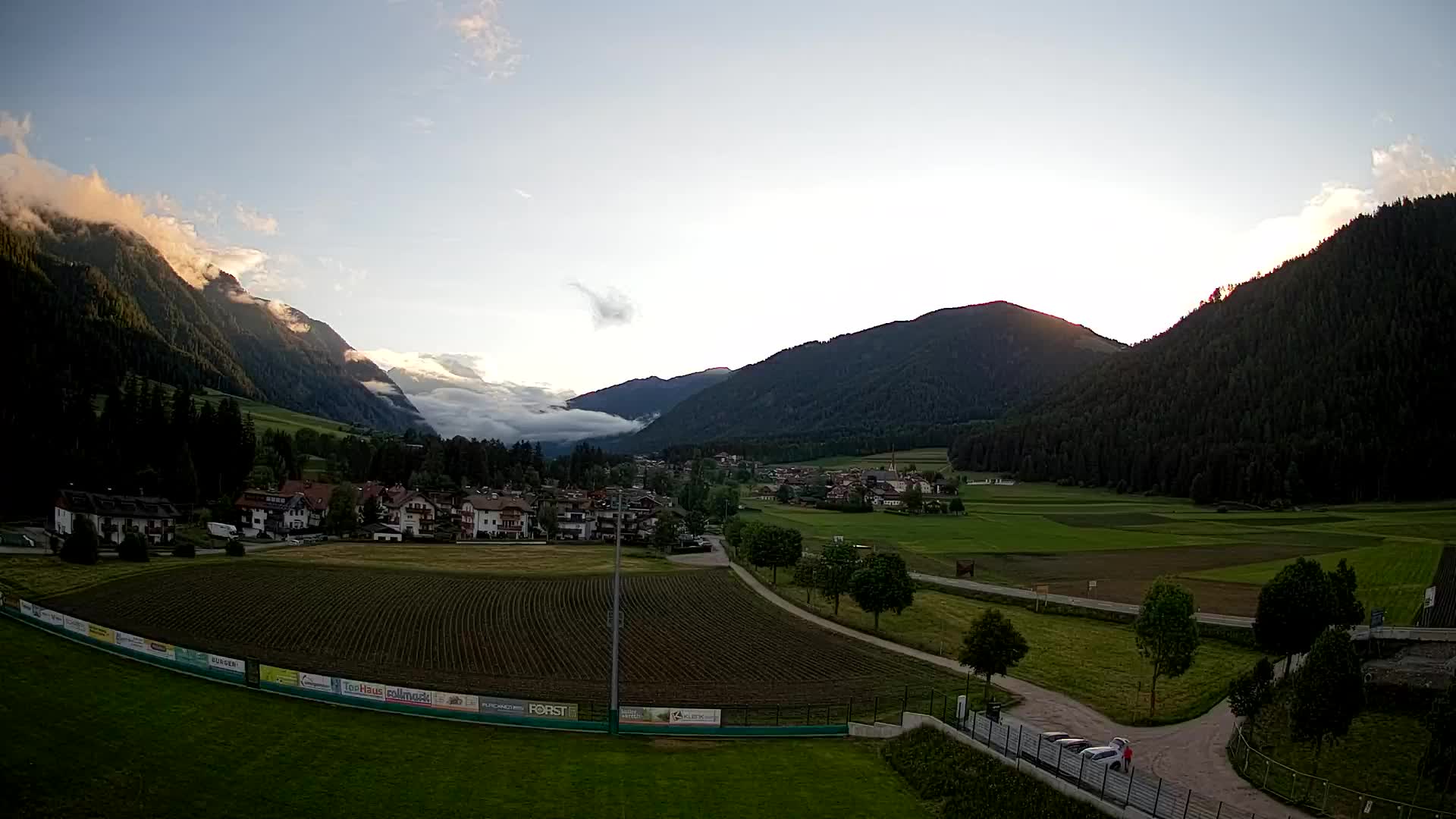Webcam Rasun di Sotto / Plan de Corones – Vista live dalla Val Anterselva
