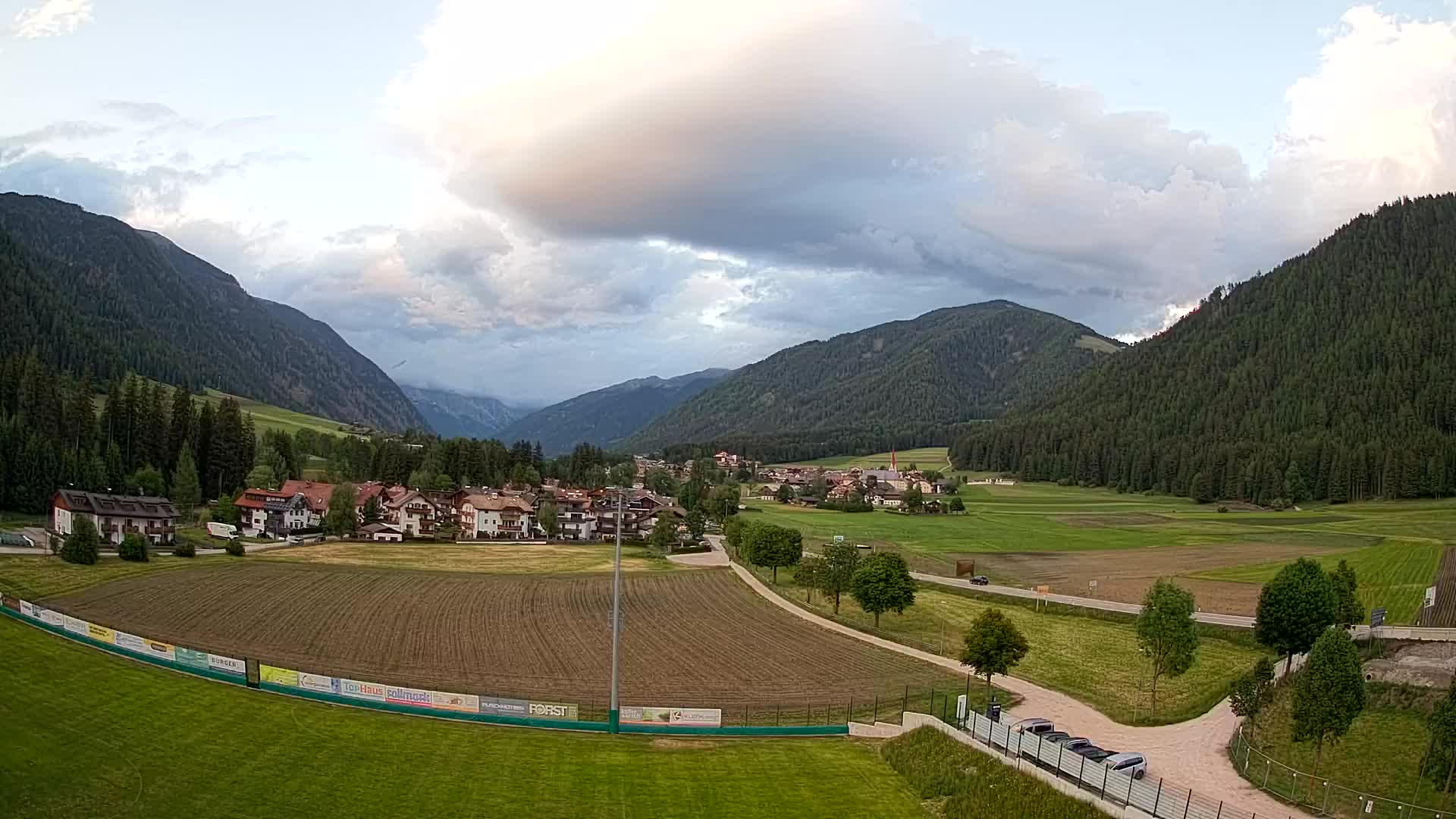 Webcam Rasun di Sotto / Plan de Corones – Vista live dalla Val Anterselva