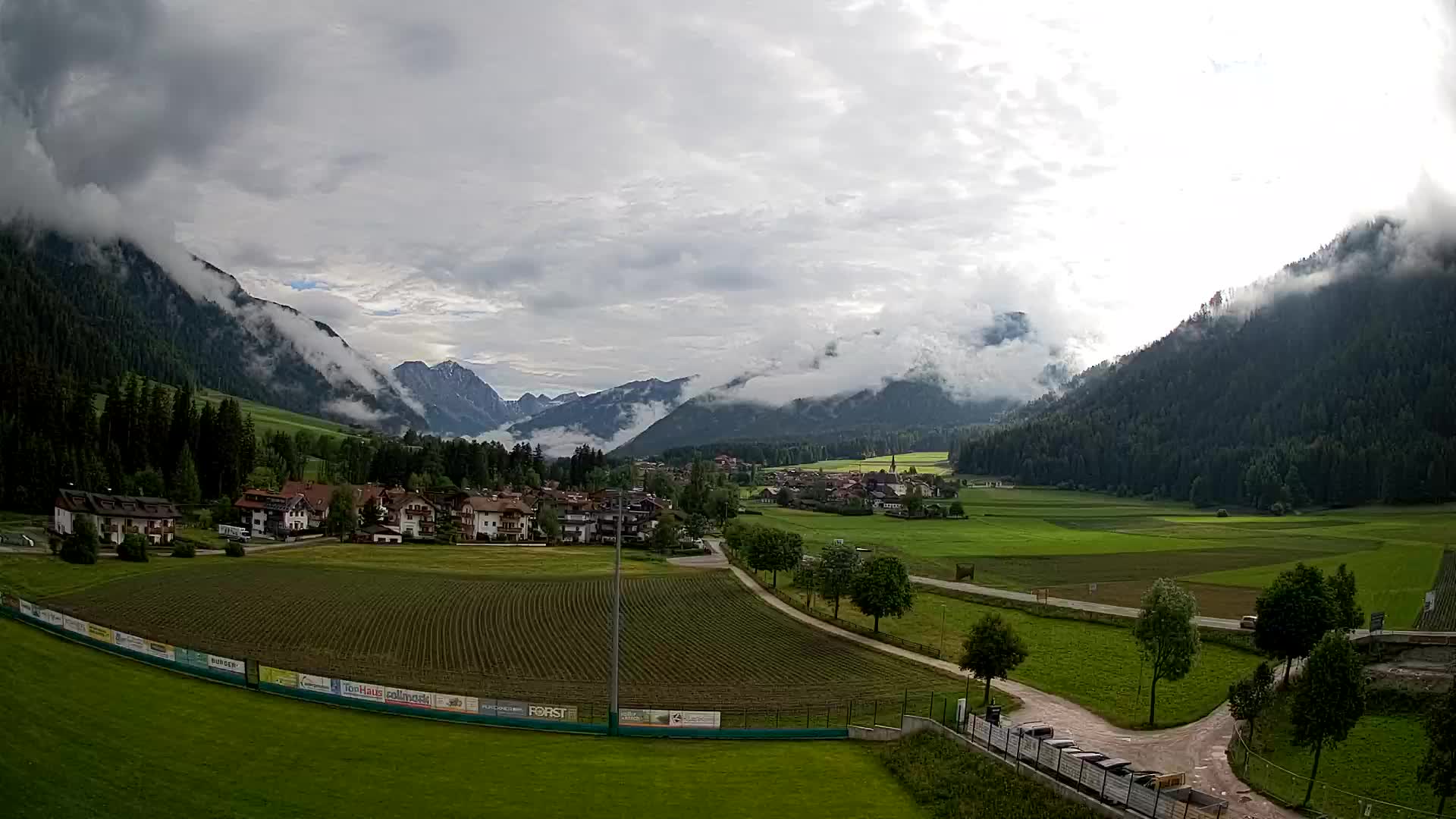 Webcam Rasun di Sotto / Plan de Corones – Vista live dalla Val Anterselva
