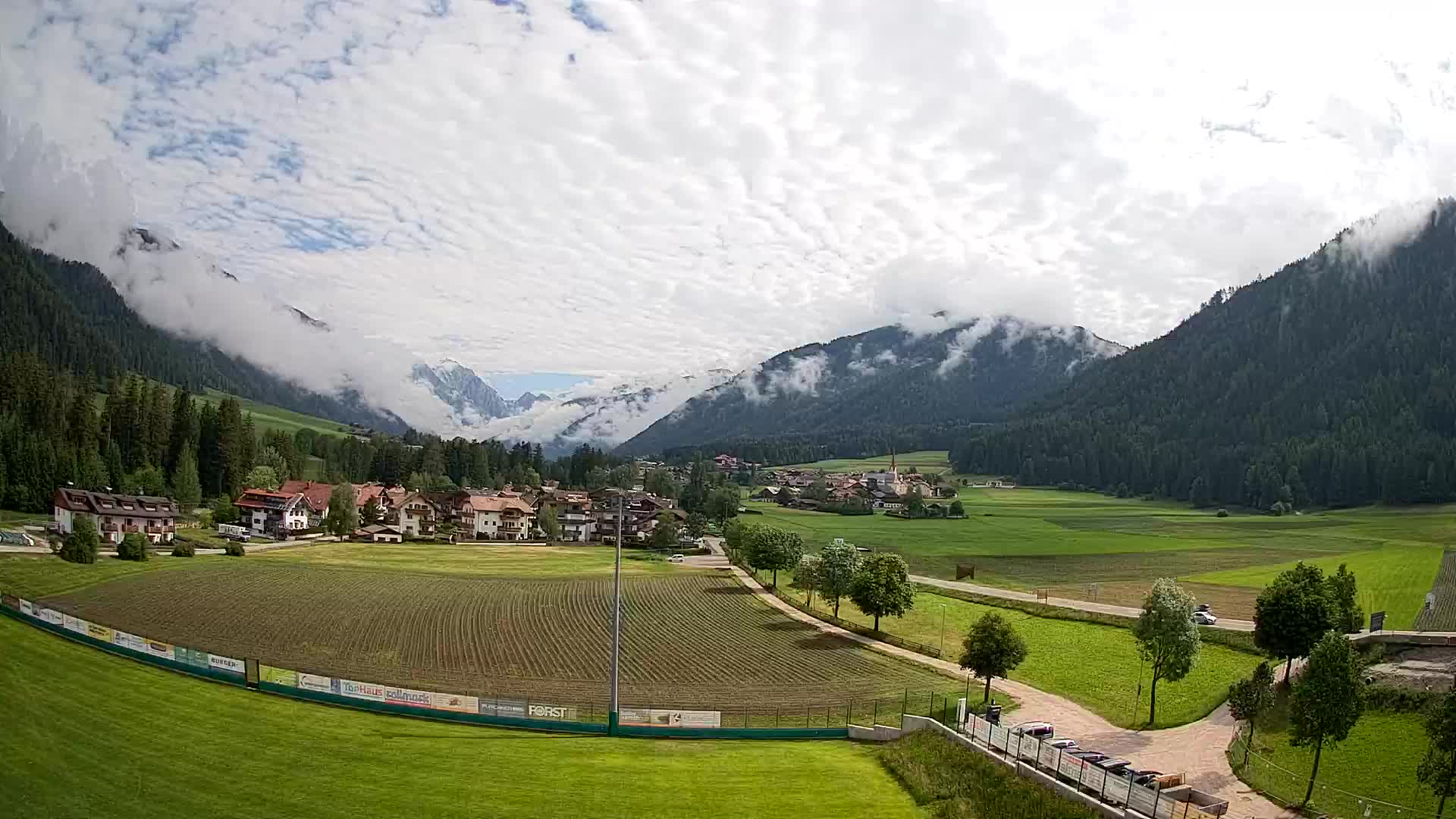 Webcam Rasun di Sotto / Plan de Corones – Vista live dalla Val Anterselva