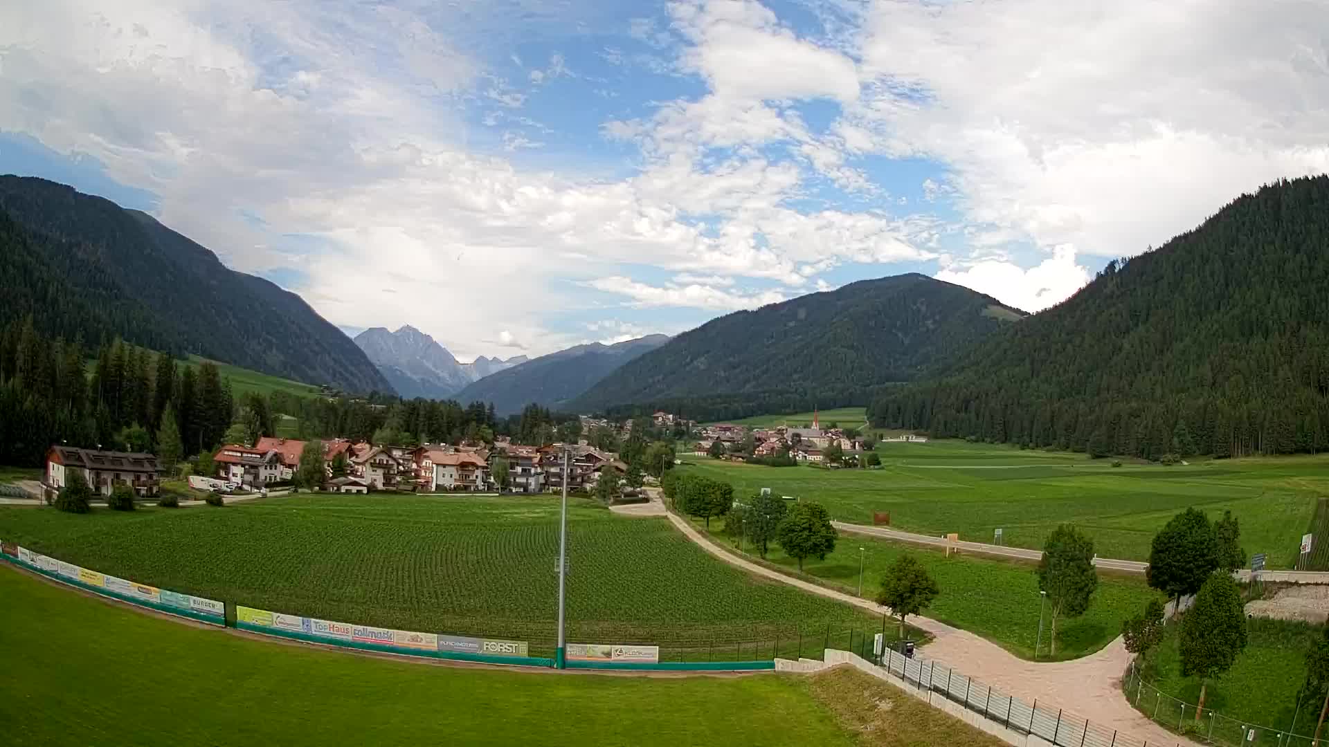 Webcam Niederrasen / Kronplatz – Vista en directo desde el Valle de Anterselva