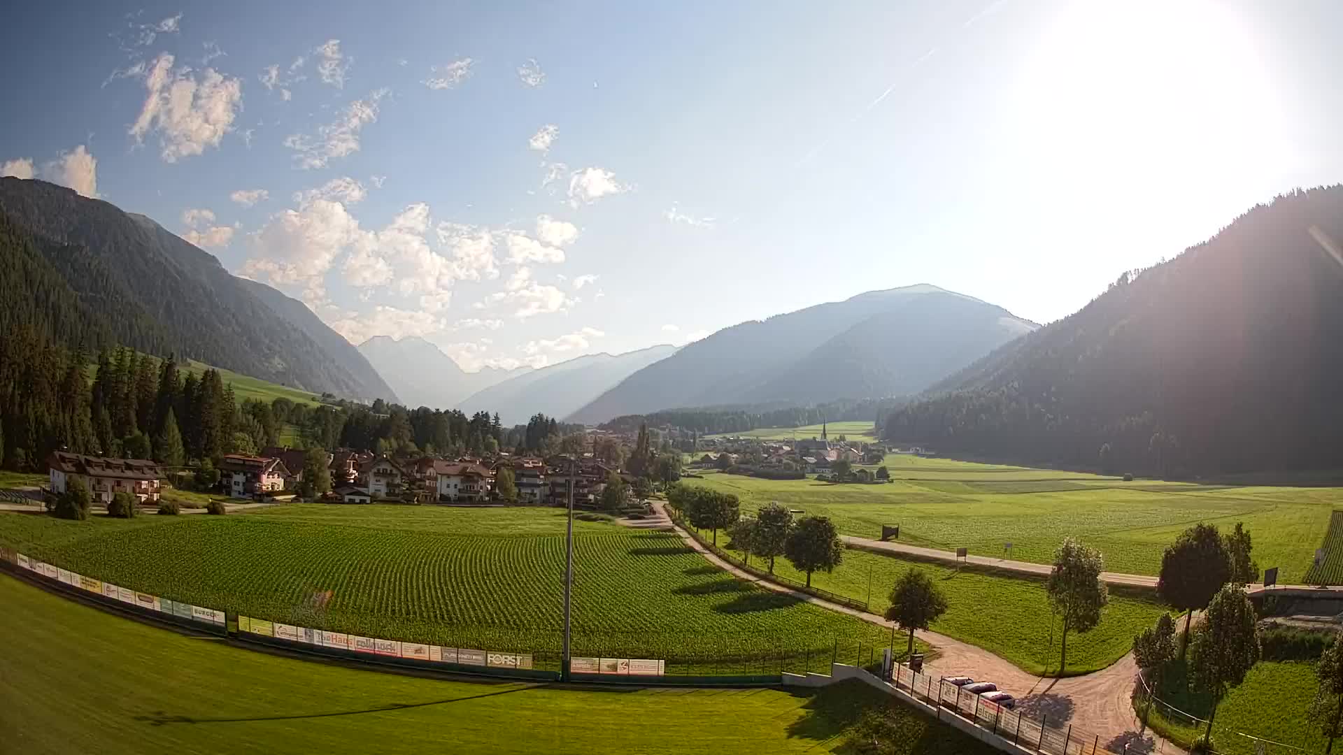 Webcam Rasun di Sotto / Plan de Corones – Vista live dalla Val Anterselva