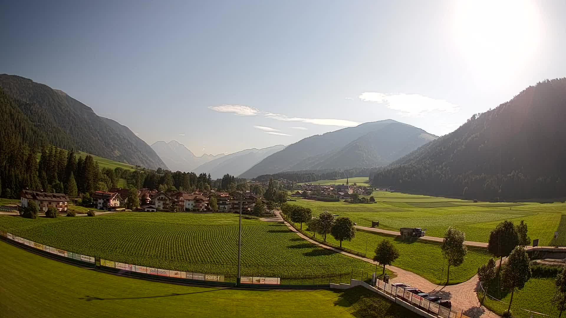 Webcam Rasun di Sotto / Plan de Corones – Vista live dalla Val Anterselva