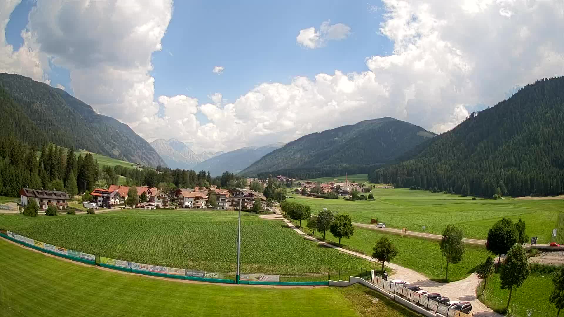 Webcam Niederrasen / Kronplatz – Vista en directo desde el Valle de Anterselva