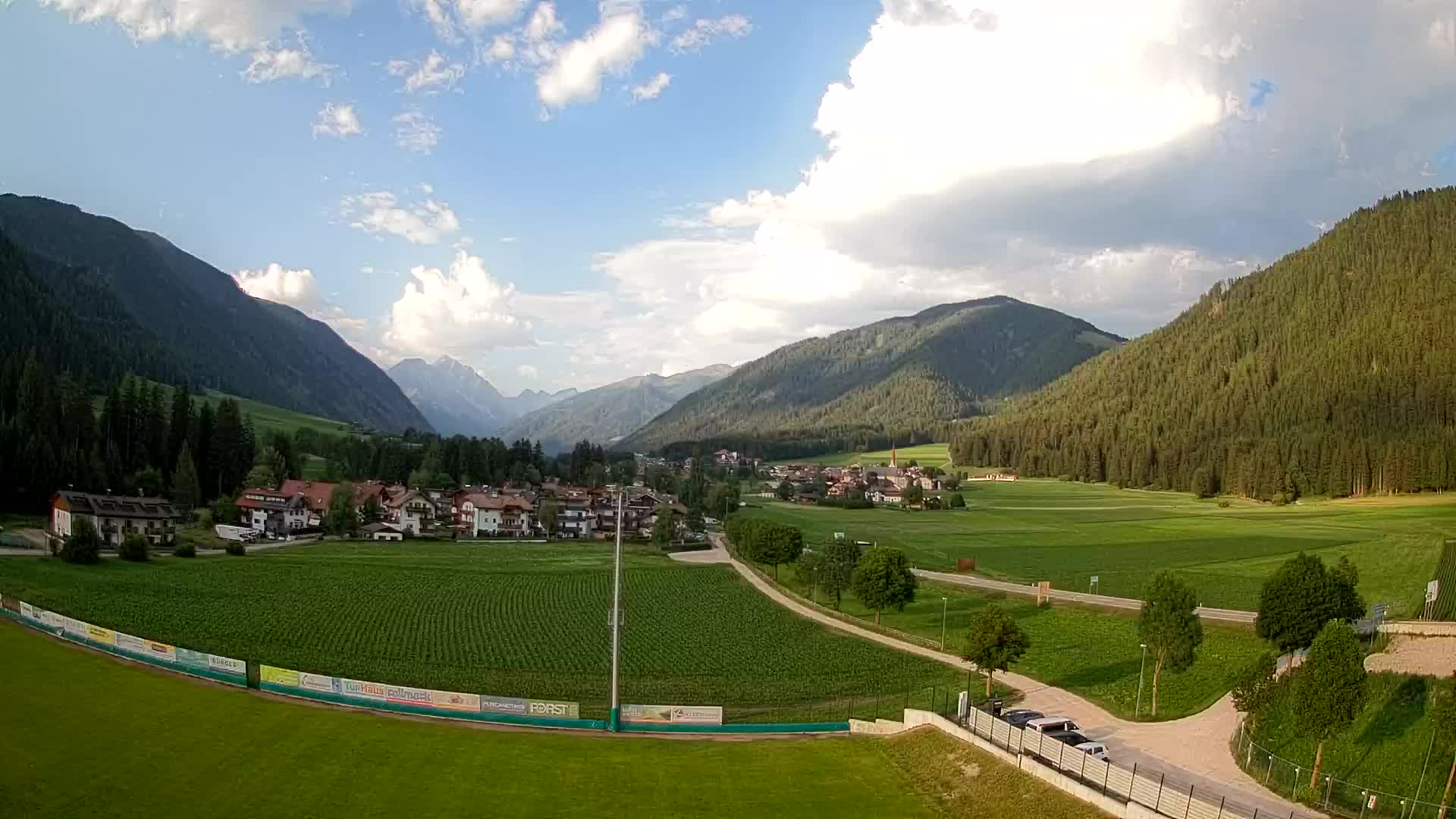 Webcam Rasun di Sotto / Plan de Corones – Vista live dalla Val Anterselva