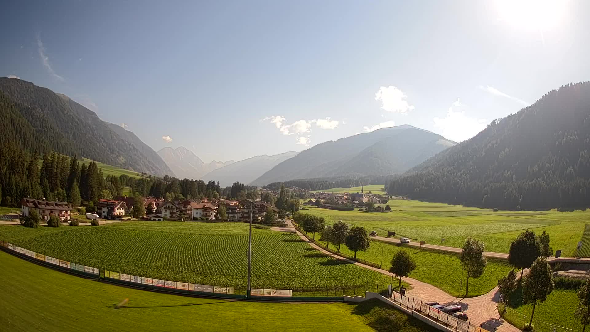 Webcam Rasun di Sotto / Plan de Corones – Vista live dalla Val Anterselva