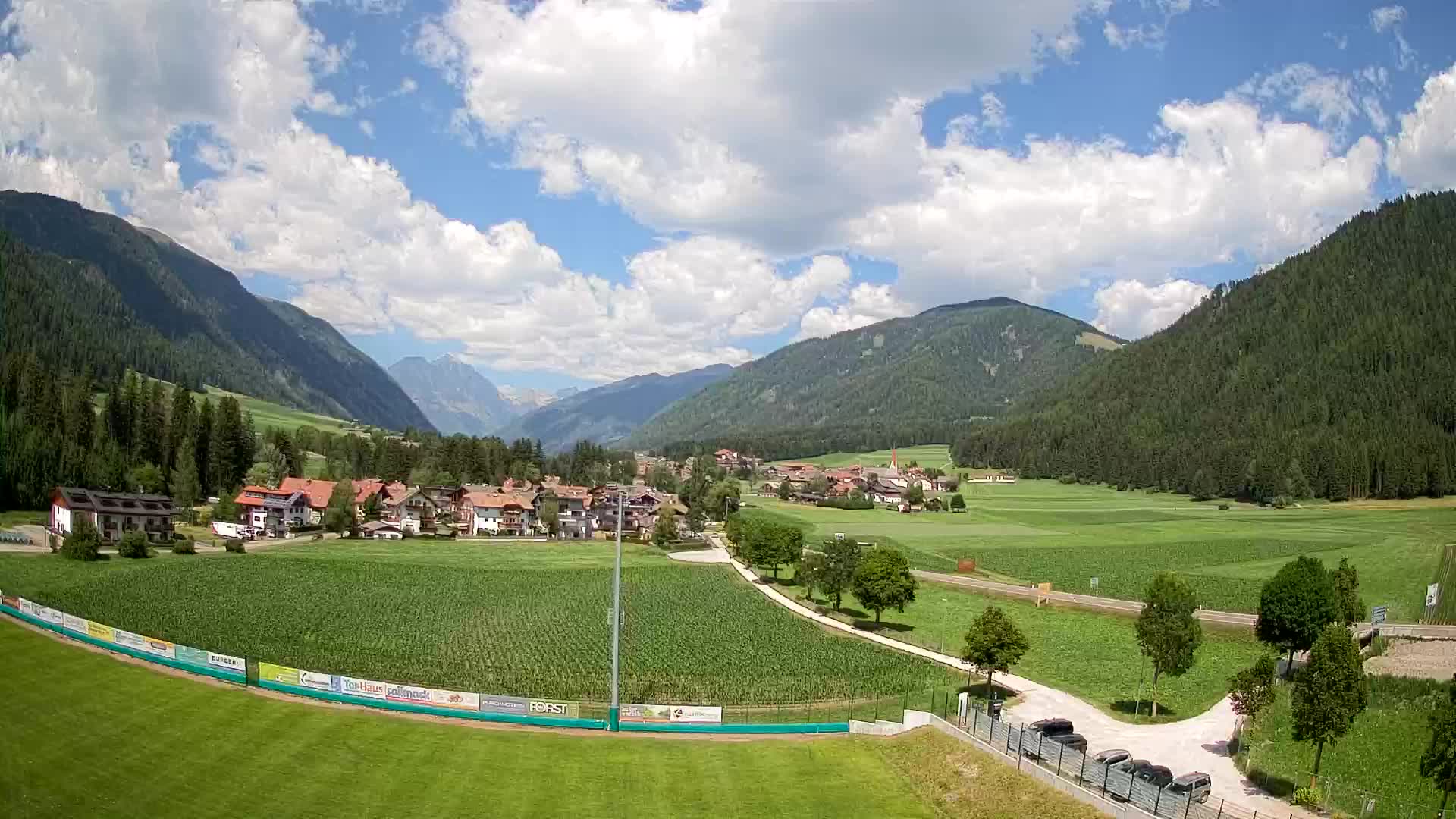 Webcam Rasun di Sotto / Plan de Corones – Vista live dalla Val Anterselva