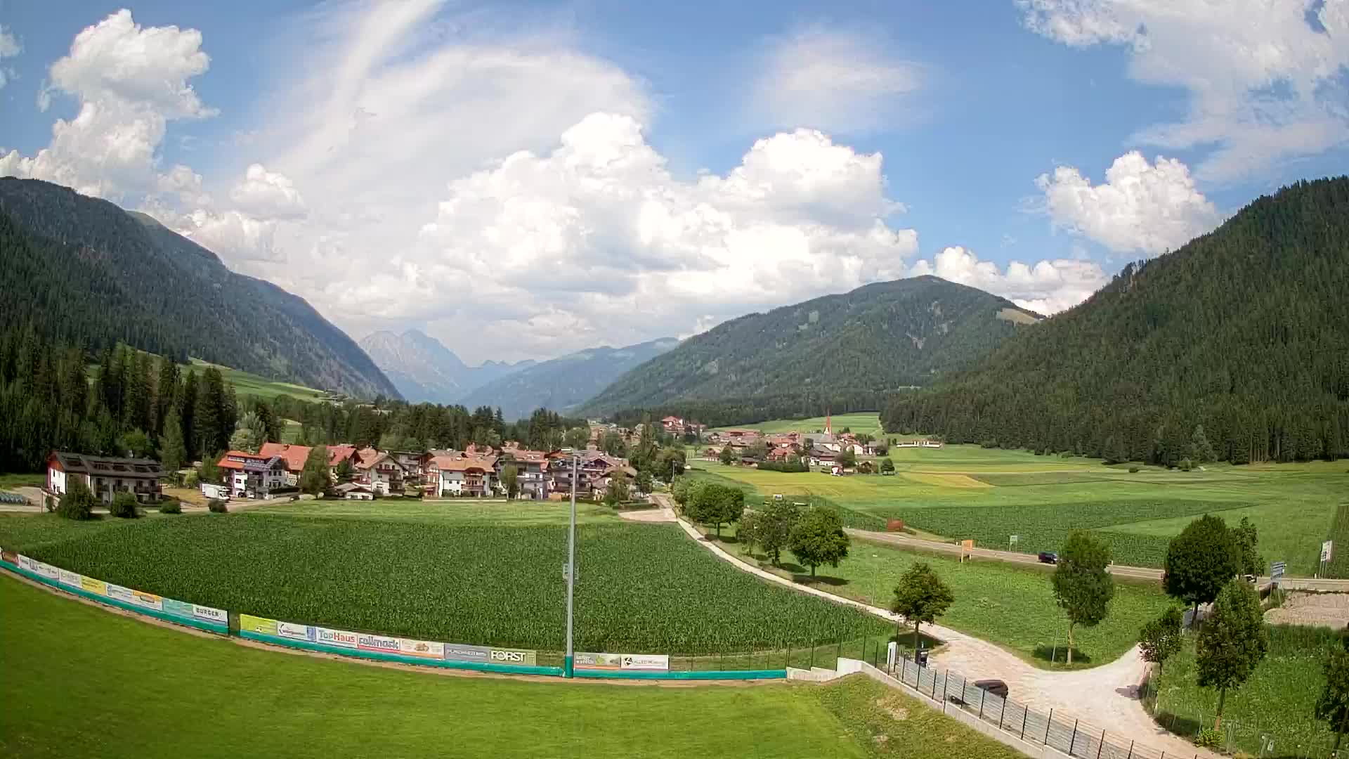 Webcam Rasun di Sotto / Plan de Corones – Vista live dalla Val Anterselva