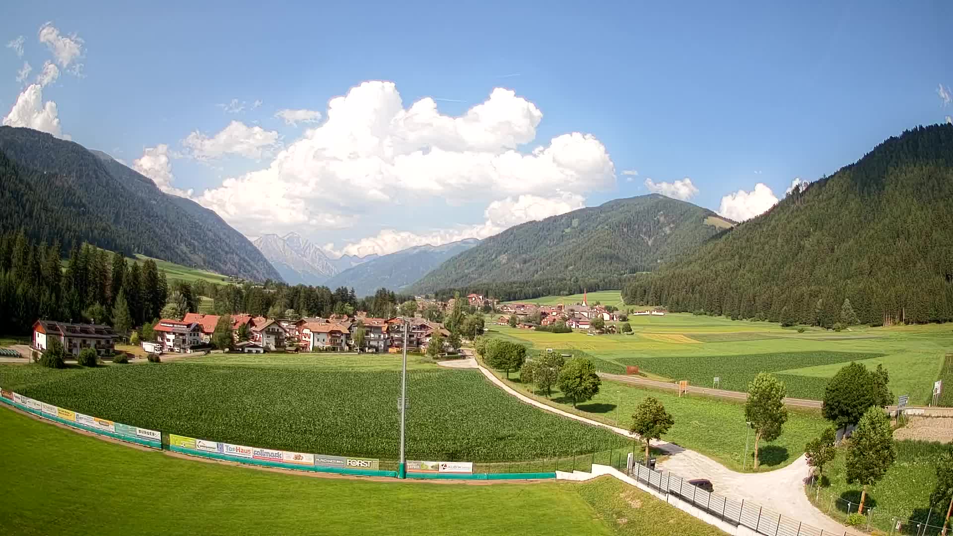 Webcam Rasun di Sotto / Plan de Corones – Vista live dalla Val Anterselva