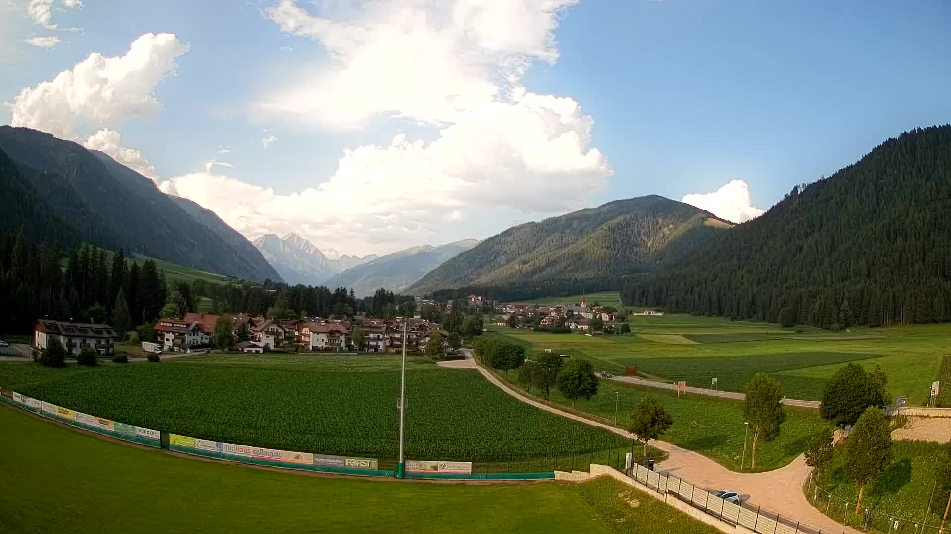 Webcam Rasun di Sotto / Plan de Corones – Vista live dalla Val Anterselva