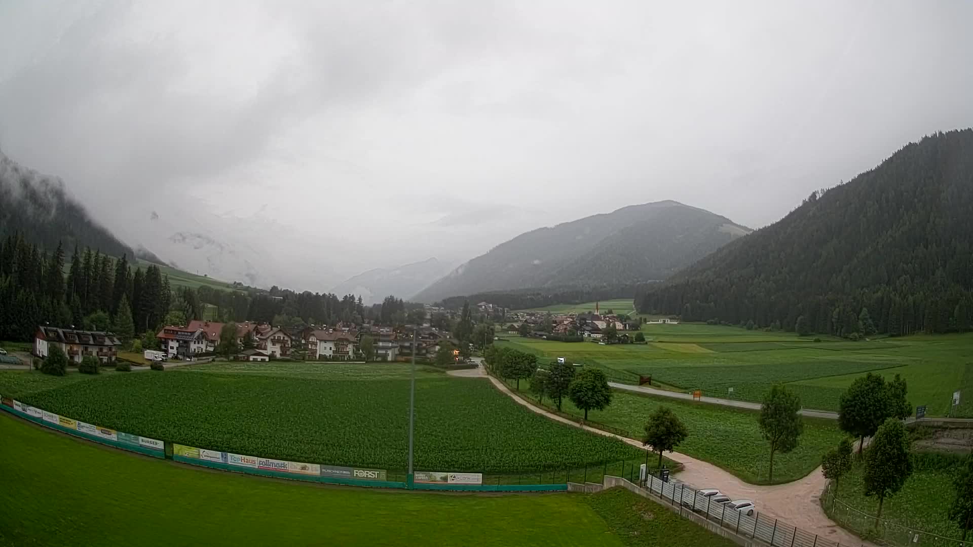 Webcam Rasun di Sotto / Plan de Corones – Vista live dalla Val Anterselva